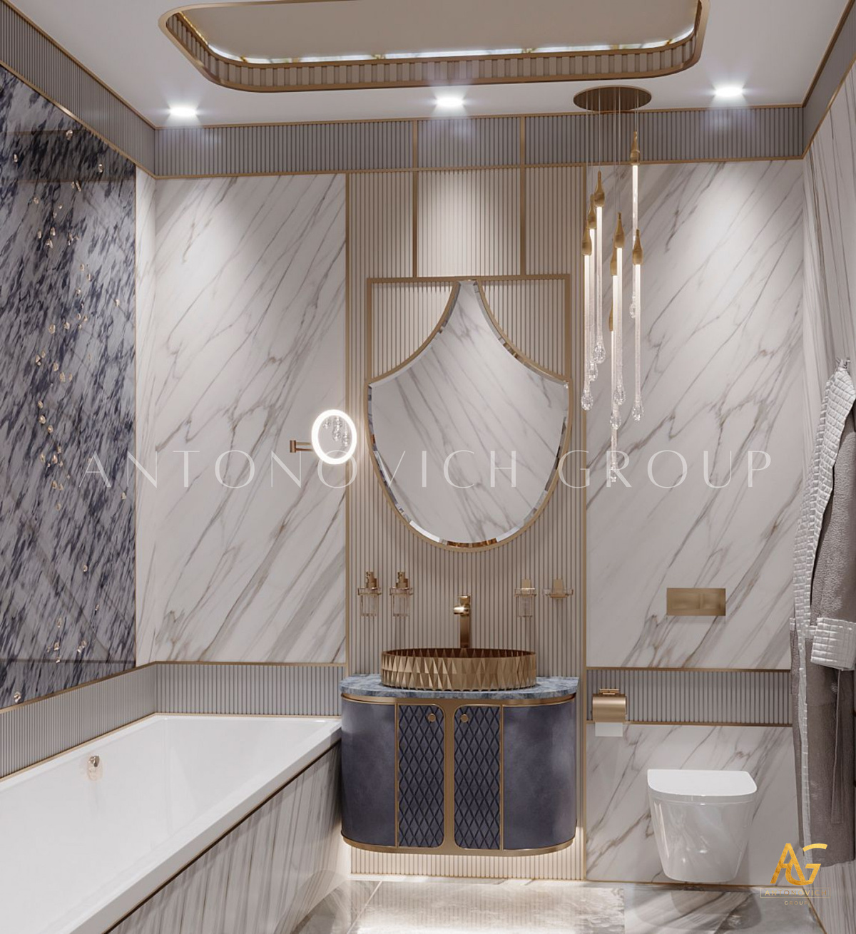 THE NEW LUXURY BATHROOM INTERIOR DESIGN