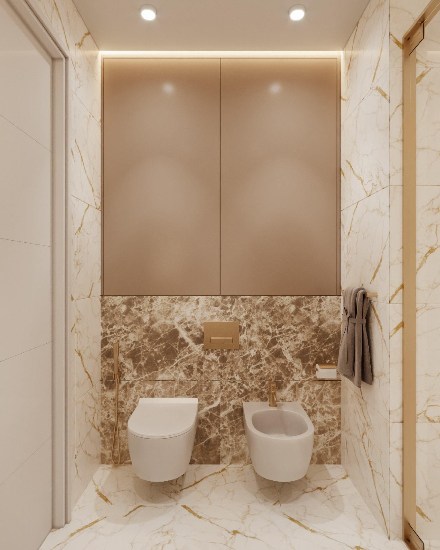 ELEGANT BATHROOM INTERIOR DESIGN EXECUTION