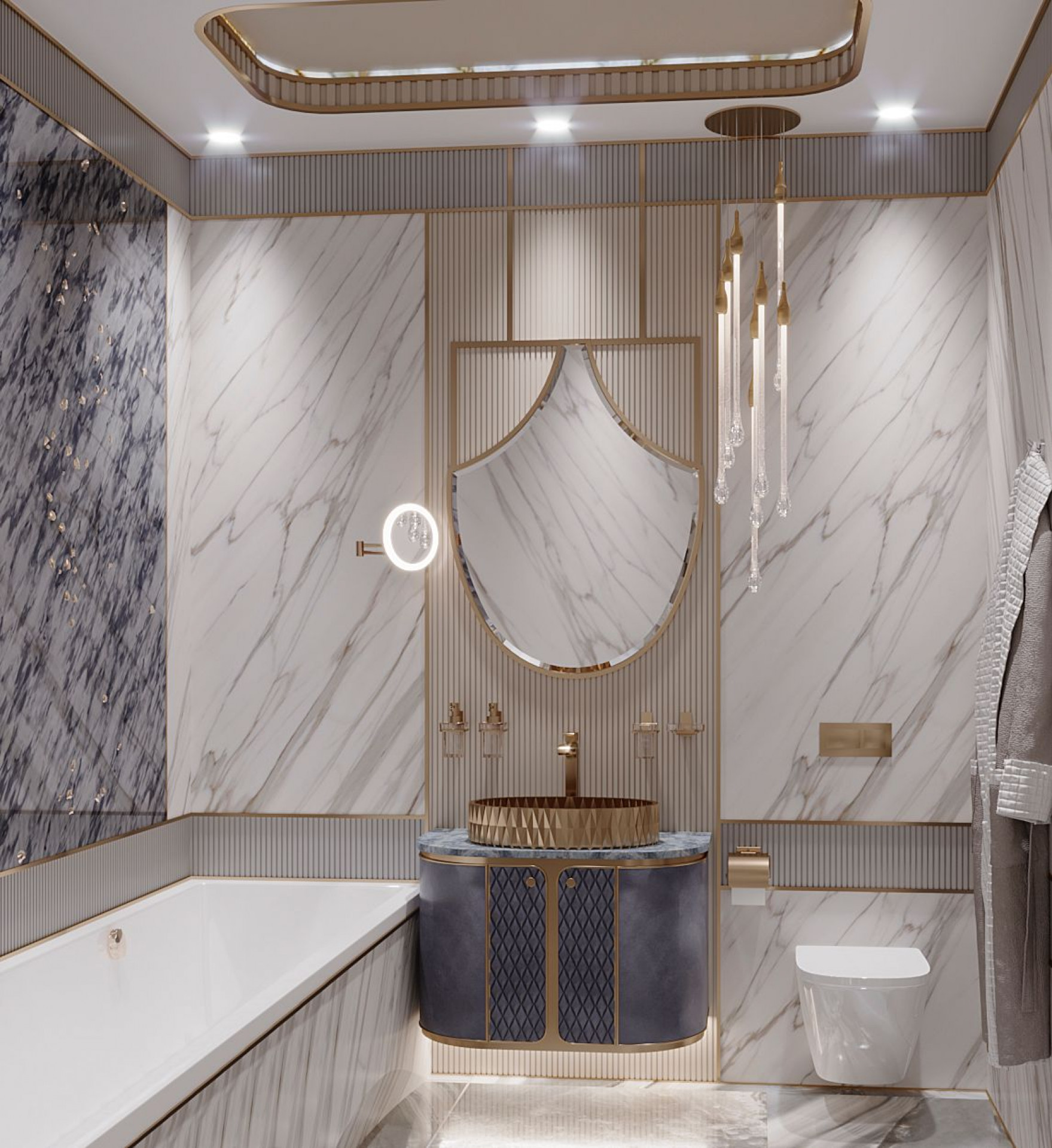 THE NEW LUXURY BATHROOM INTERIOR DESIGN