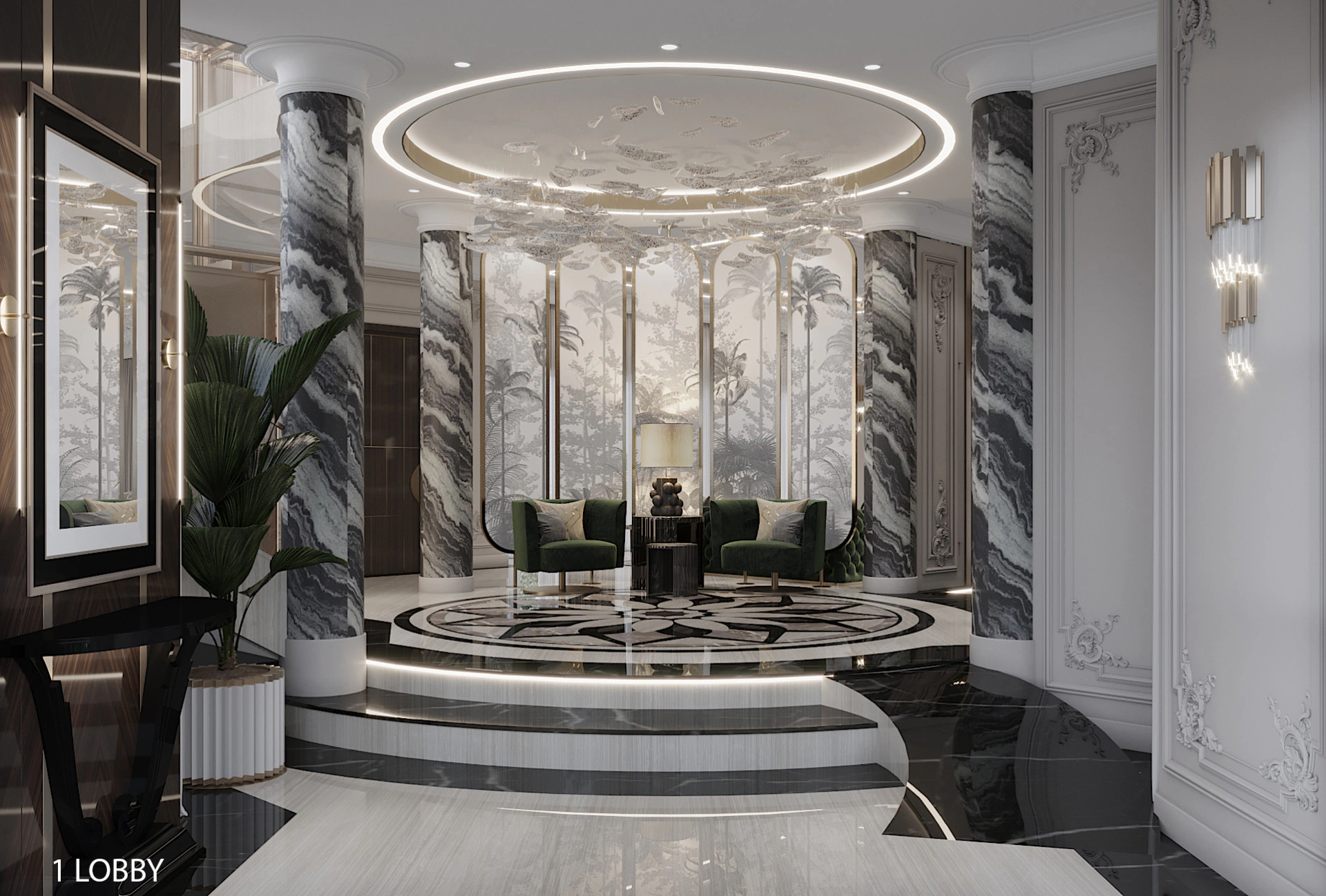 Palm Jumeirah villa interior renovation in Dubai