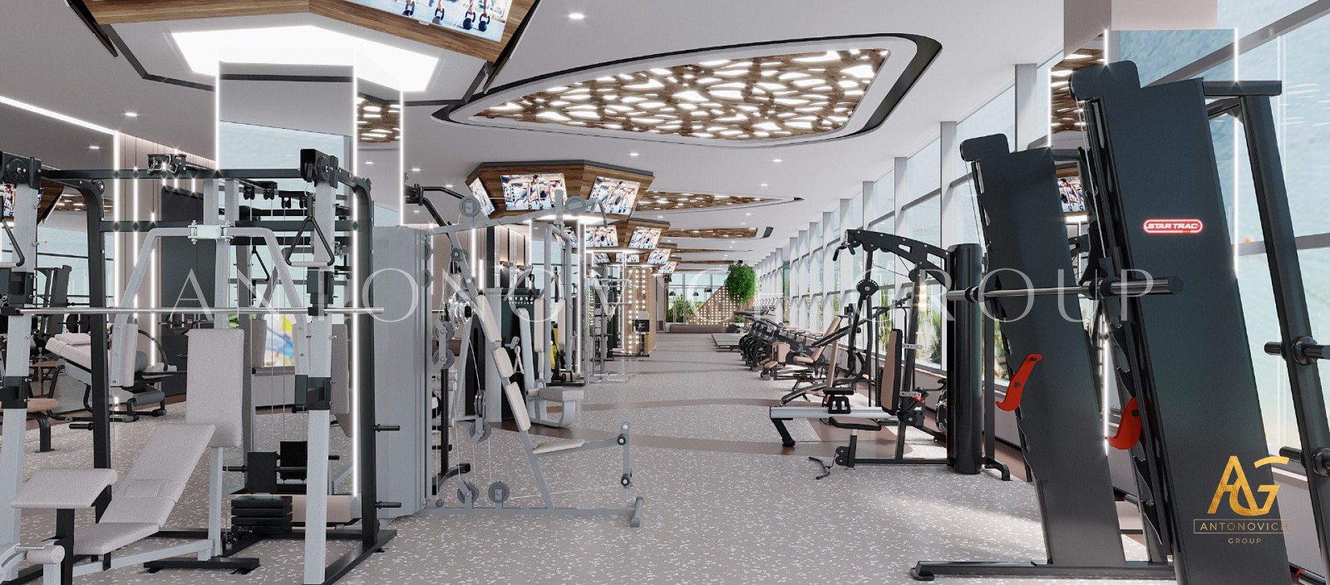 Gym Club Interior Design and Fit-out