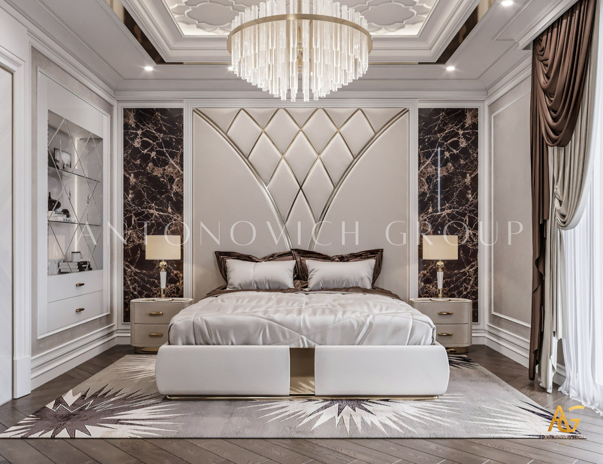 ELEGANT INTERIOR DESIGN FOR A VILLA IN RUSSIA