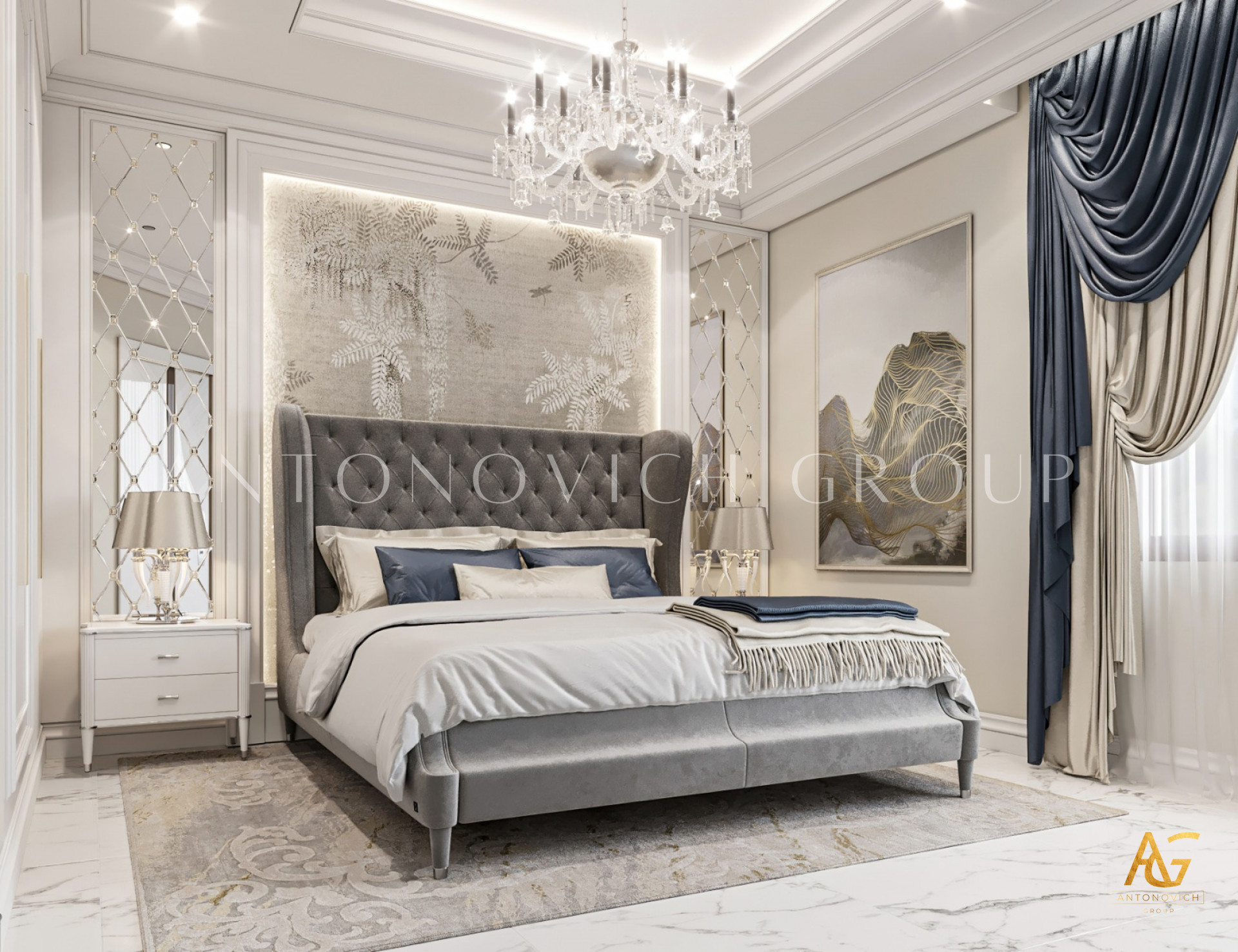 ELEGANT INTERIOR DESIGN FOR A VILLA IN RUSSIA