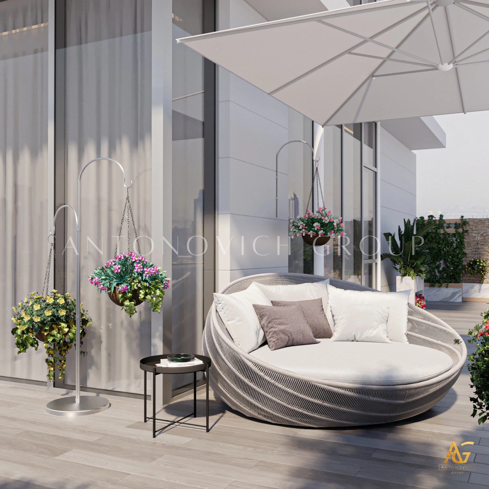 Luxury apartment interior at District One Residences, Dubai