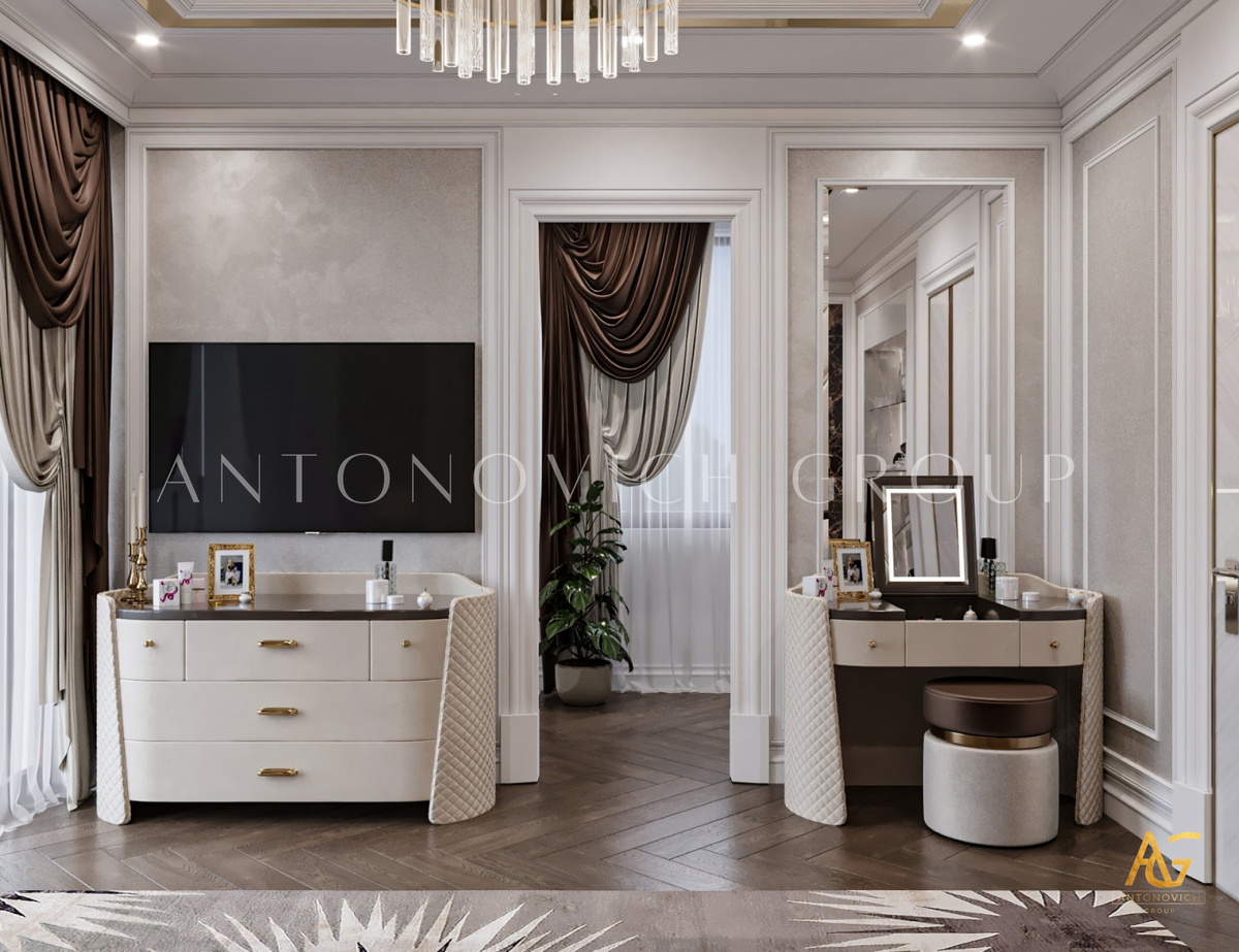 ELEGANT INTERIOR DESIGN FOR A VILLA IN RUSSIA