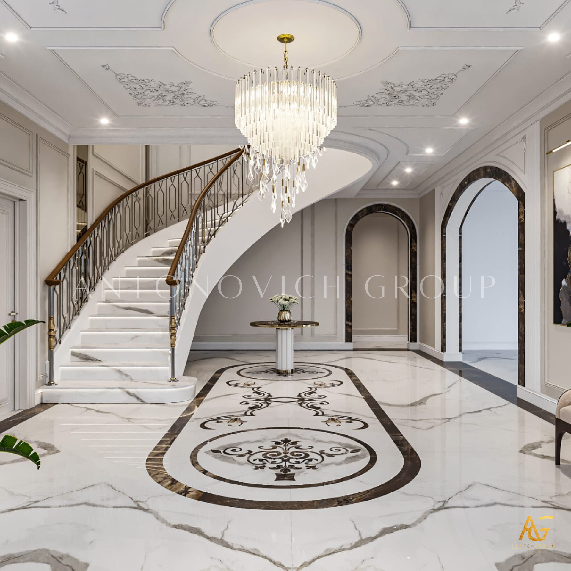 Luxury Villa Main Entrance