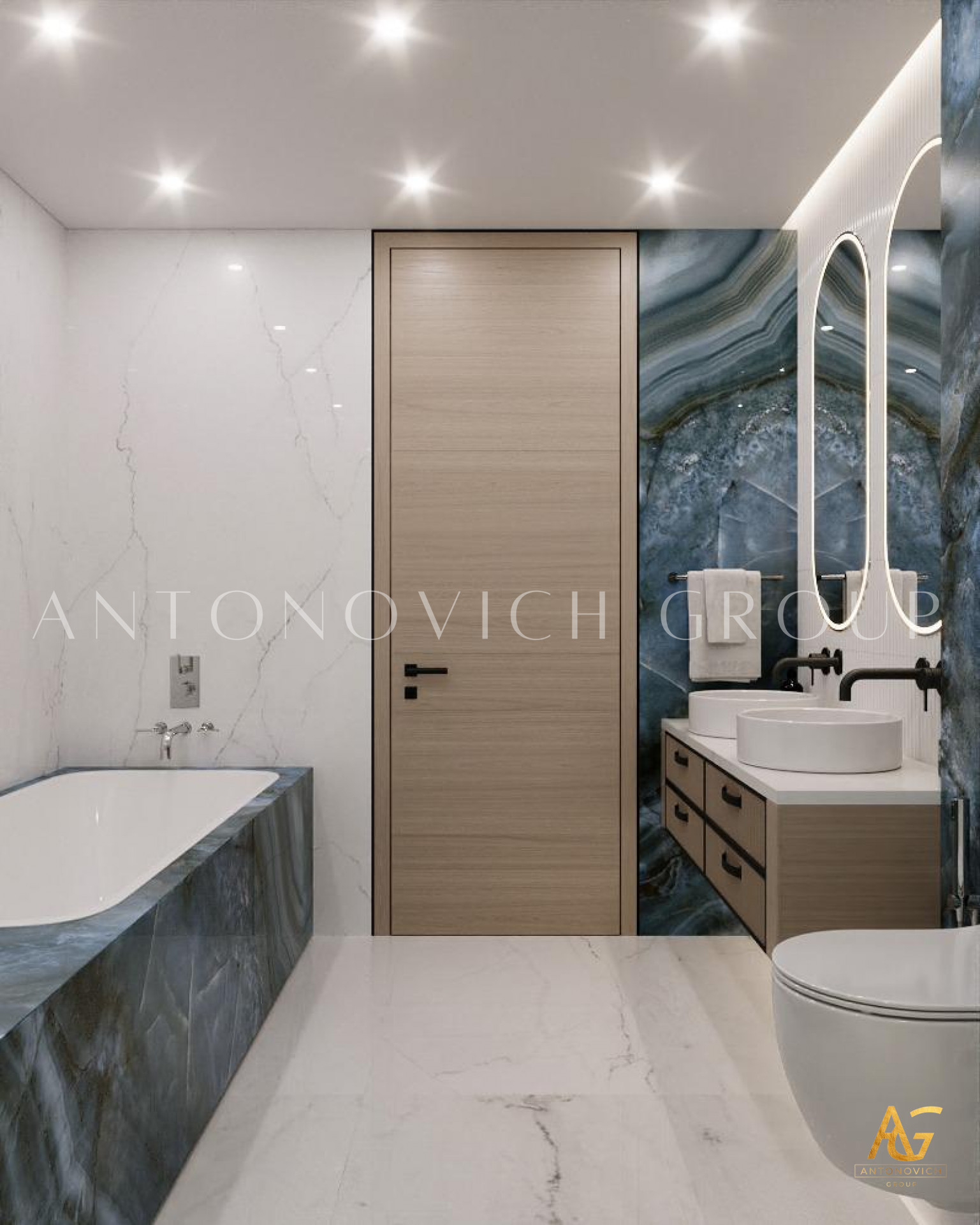 A Symphony of Luxury - Modern Bathroom Interior Design