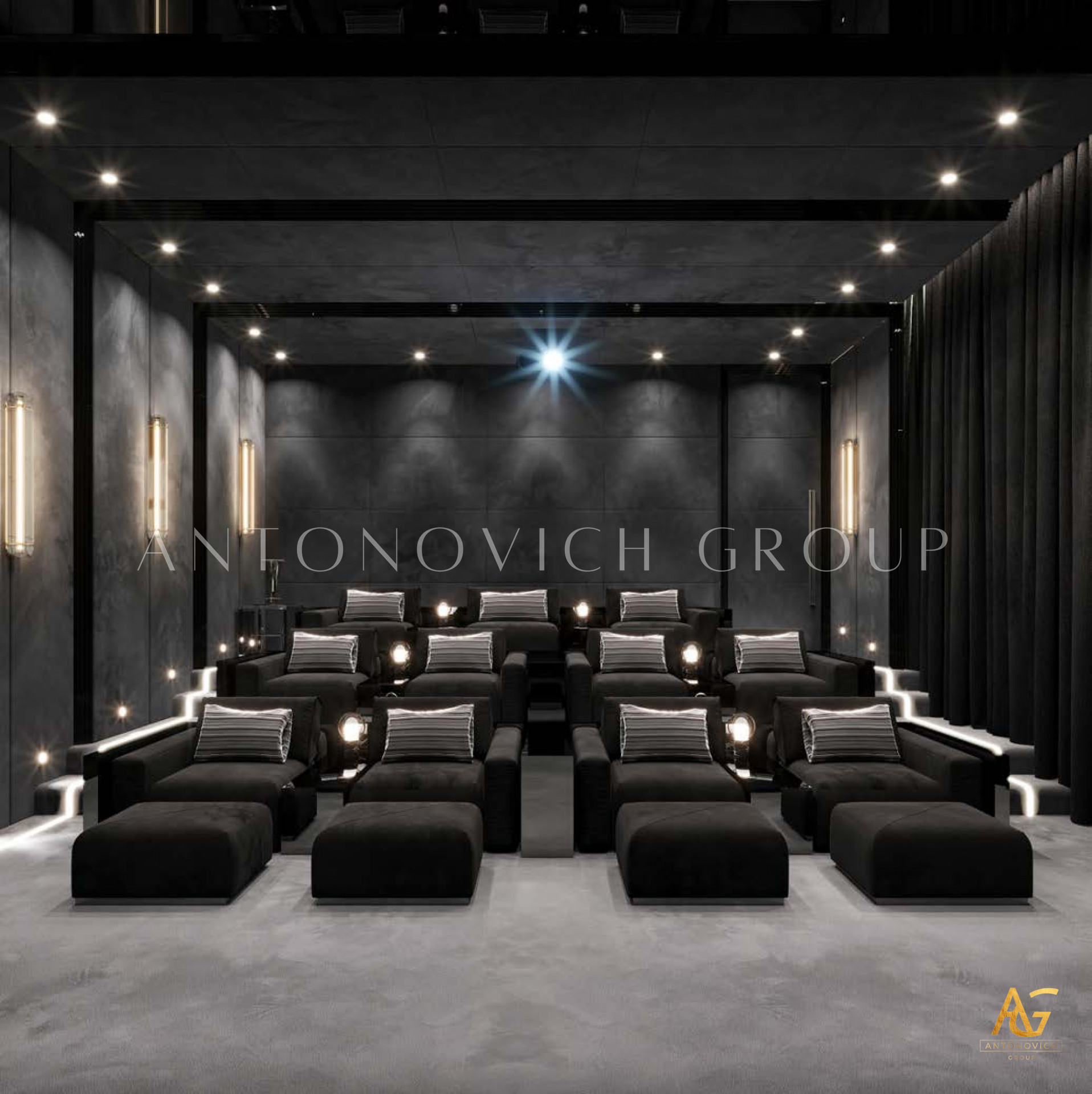 Home Theater Modern Masterpiece
