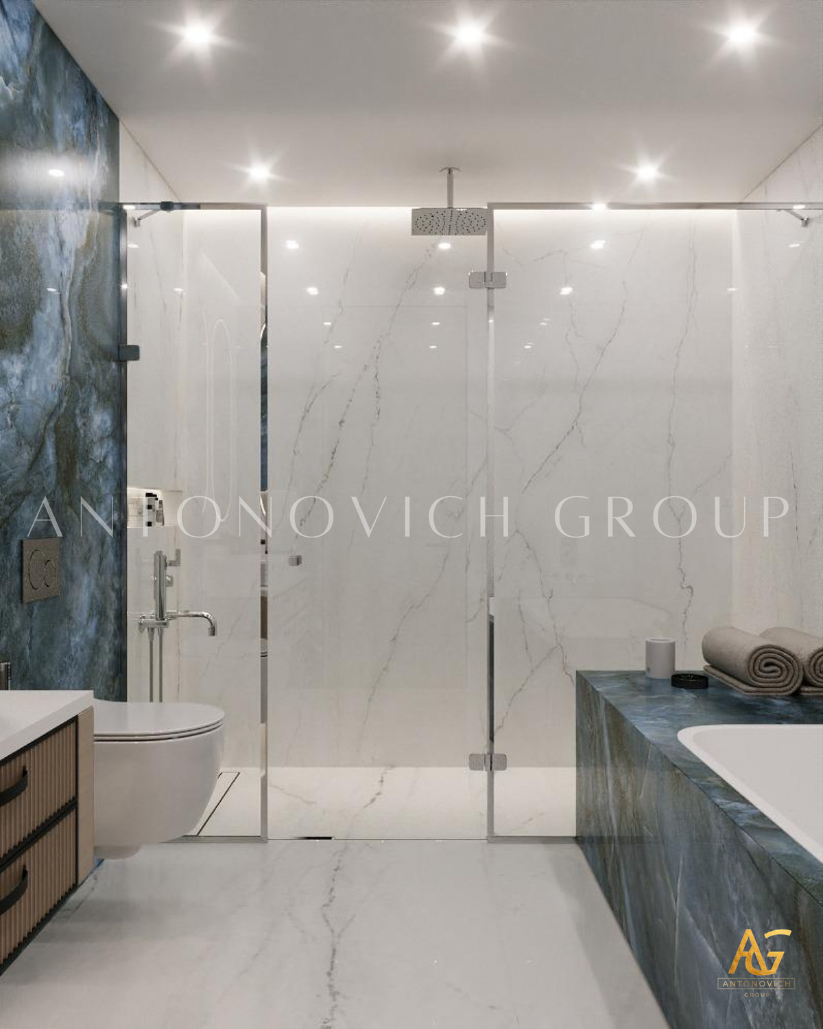 A Symphony of Luxury - Modern Bathroom Interior Design