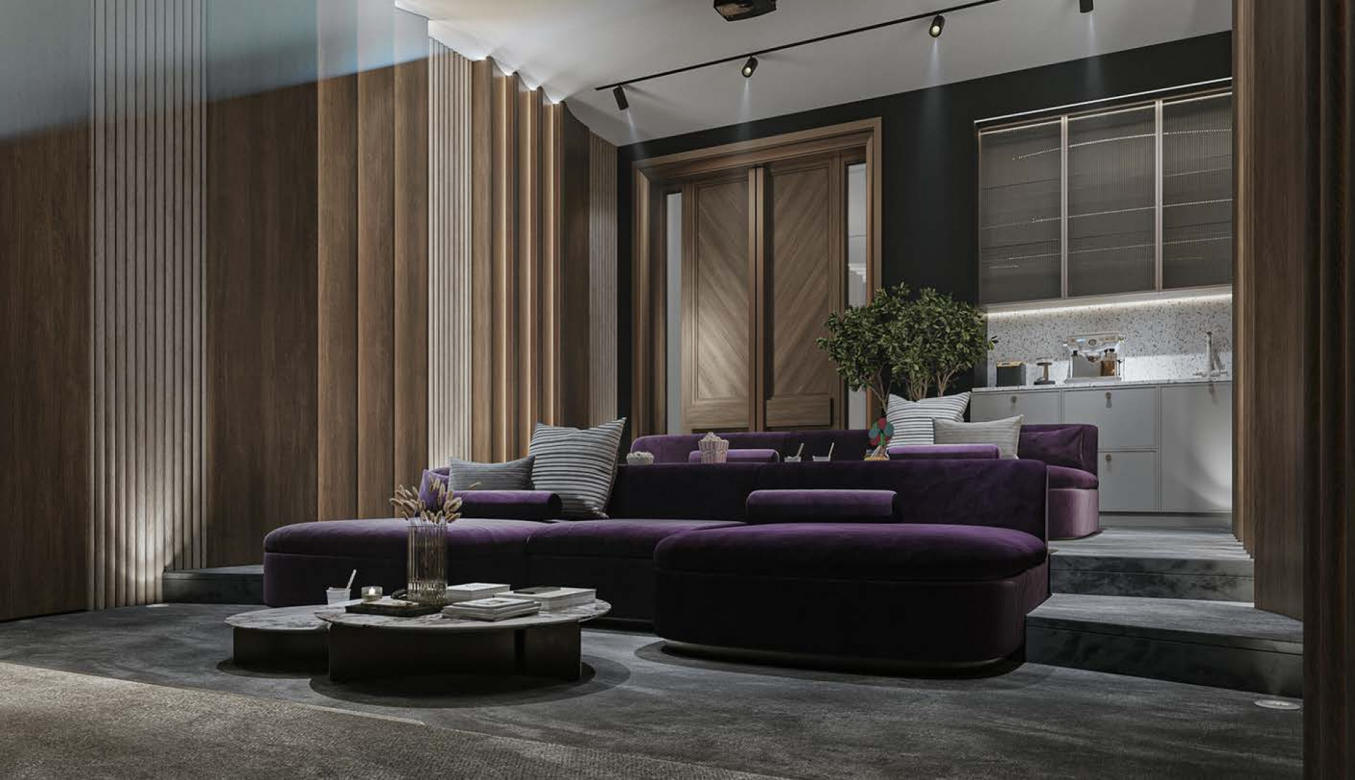 Fusion of Elegance: Modern-Classic Home Cinema