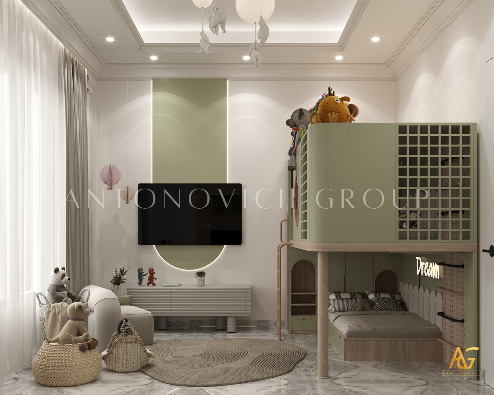 Creative Kids' Bedroom Interior Design and Fit-Out