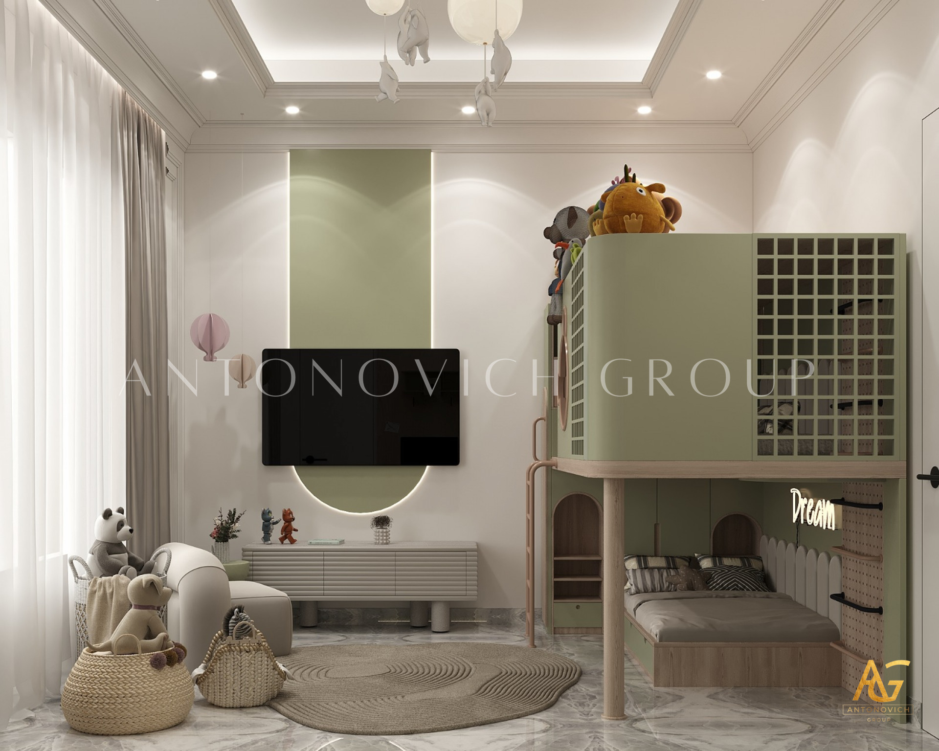 Creative Kids' Bedroom Interior Design and Fit-Out