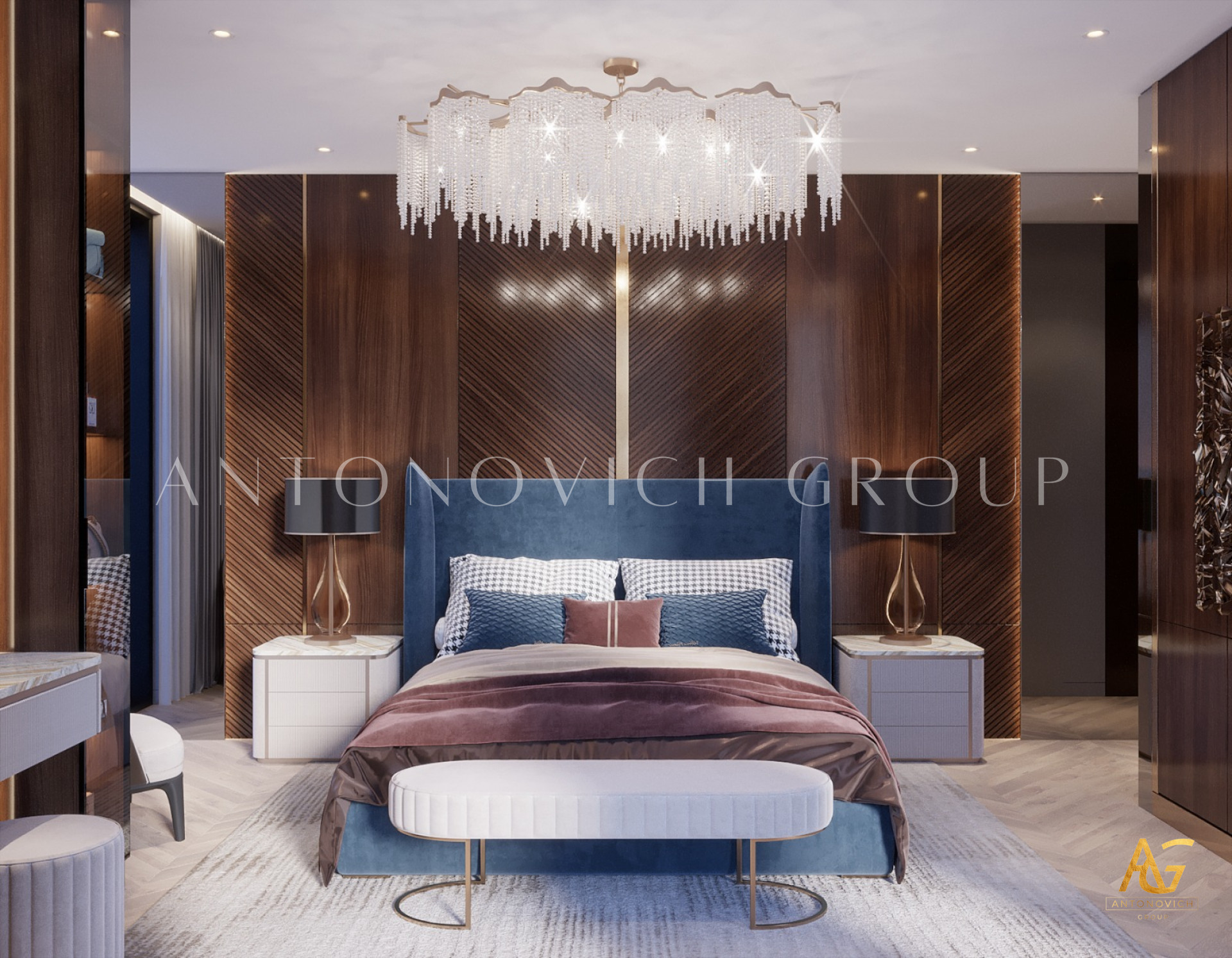Elegance Embodied: A Luxury Bedroom Interior Design and Fit-out Execution