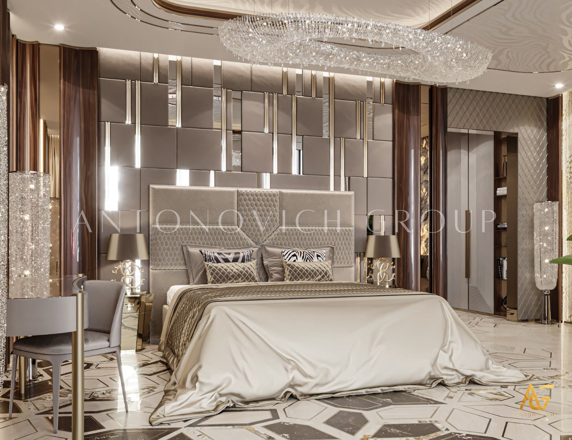 Elegance Embodied in Bedroom Interior Design