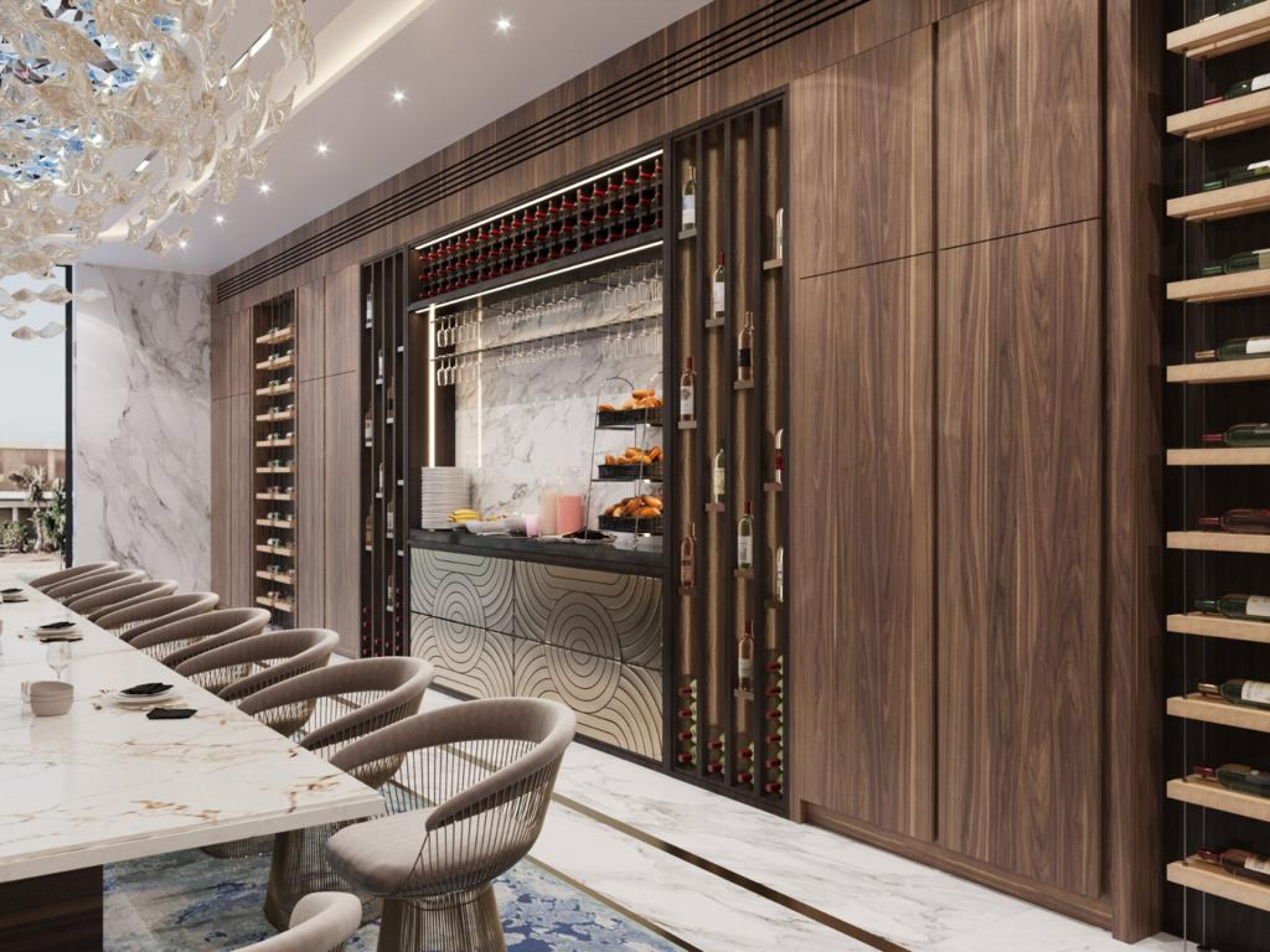 Interior and Fit-out Solution for Luxury Dining Room