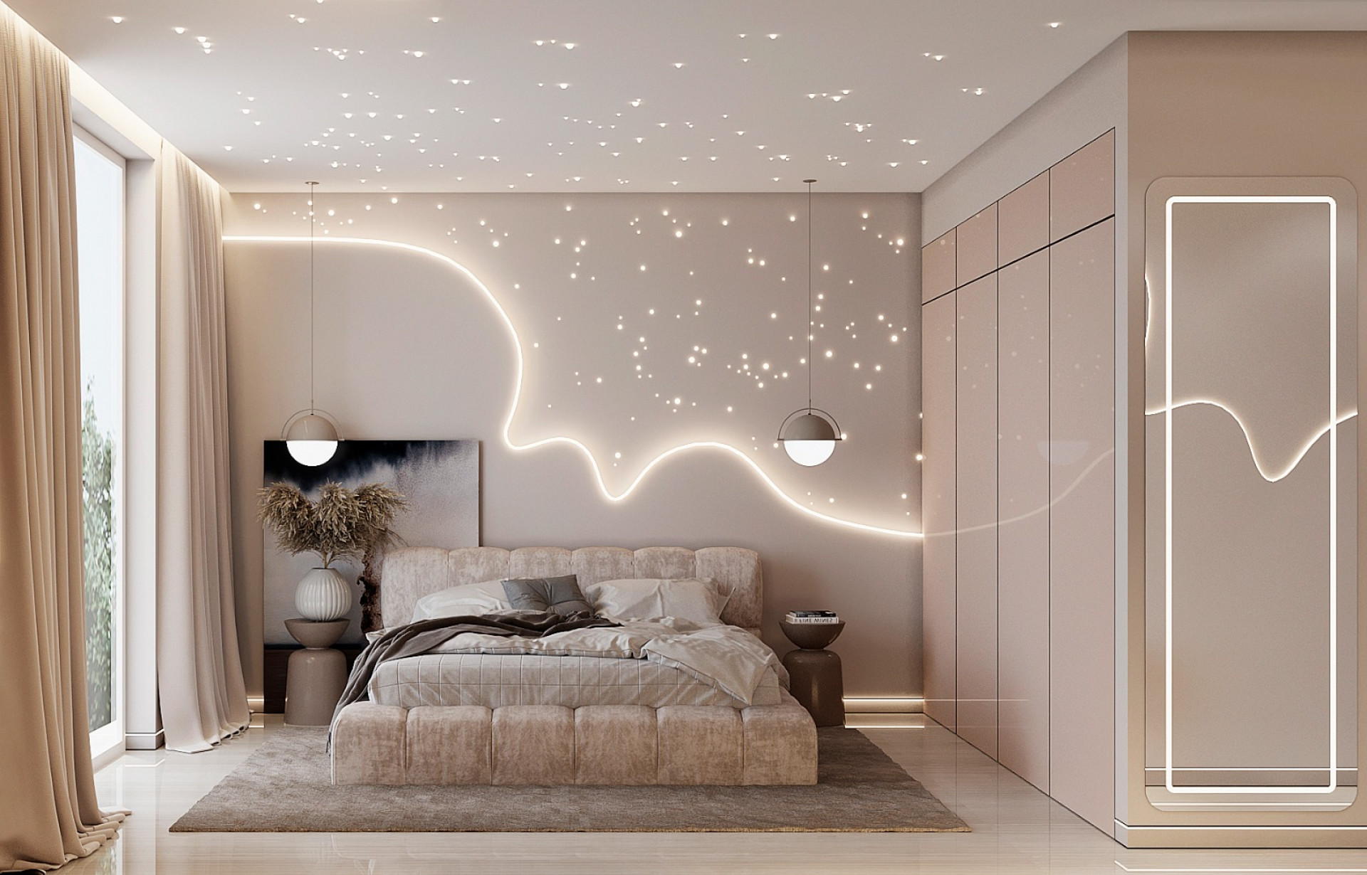 Aesthetic Modern Minimalist Kids Bedroom Design