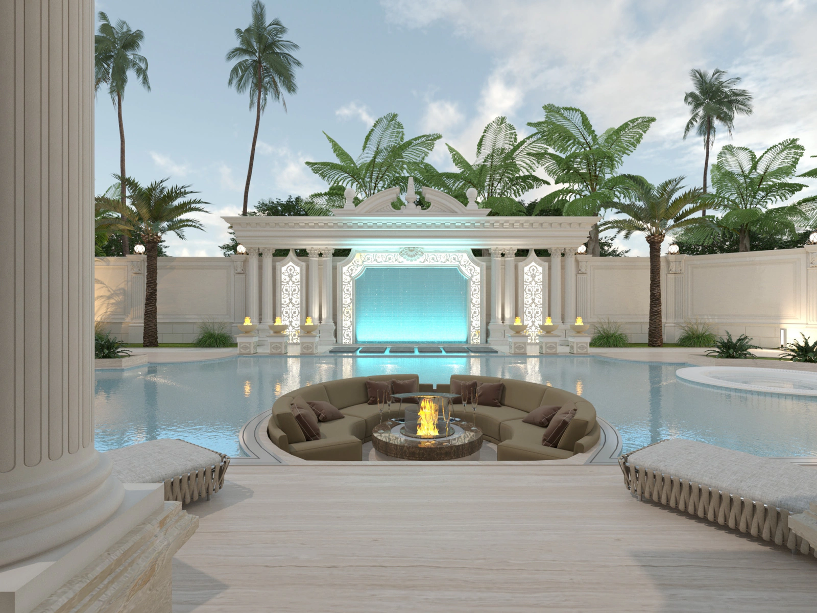 Private luxury villa interior in Al Manara, Dubai
