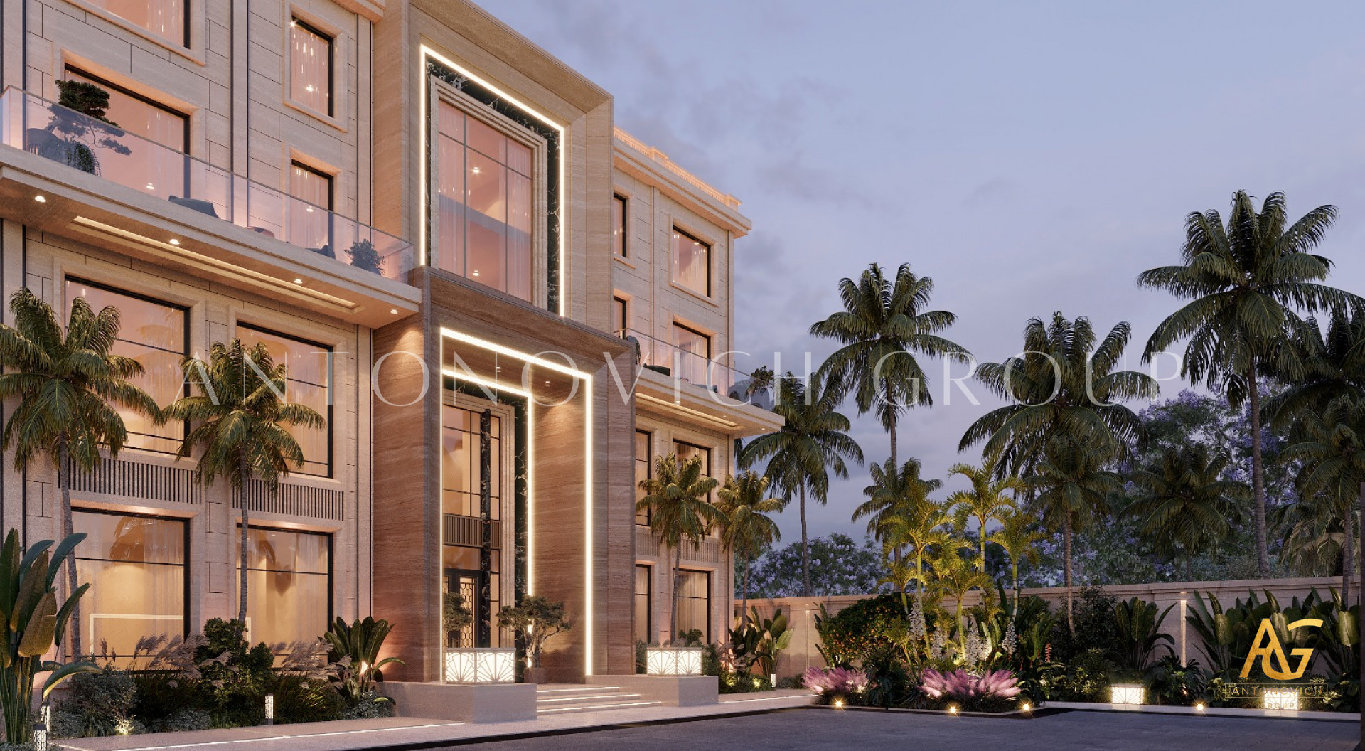 Строительство новых вилл Bulgari Residence