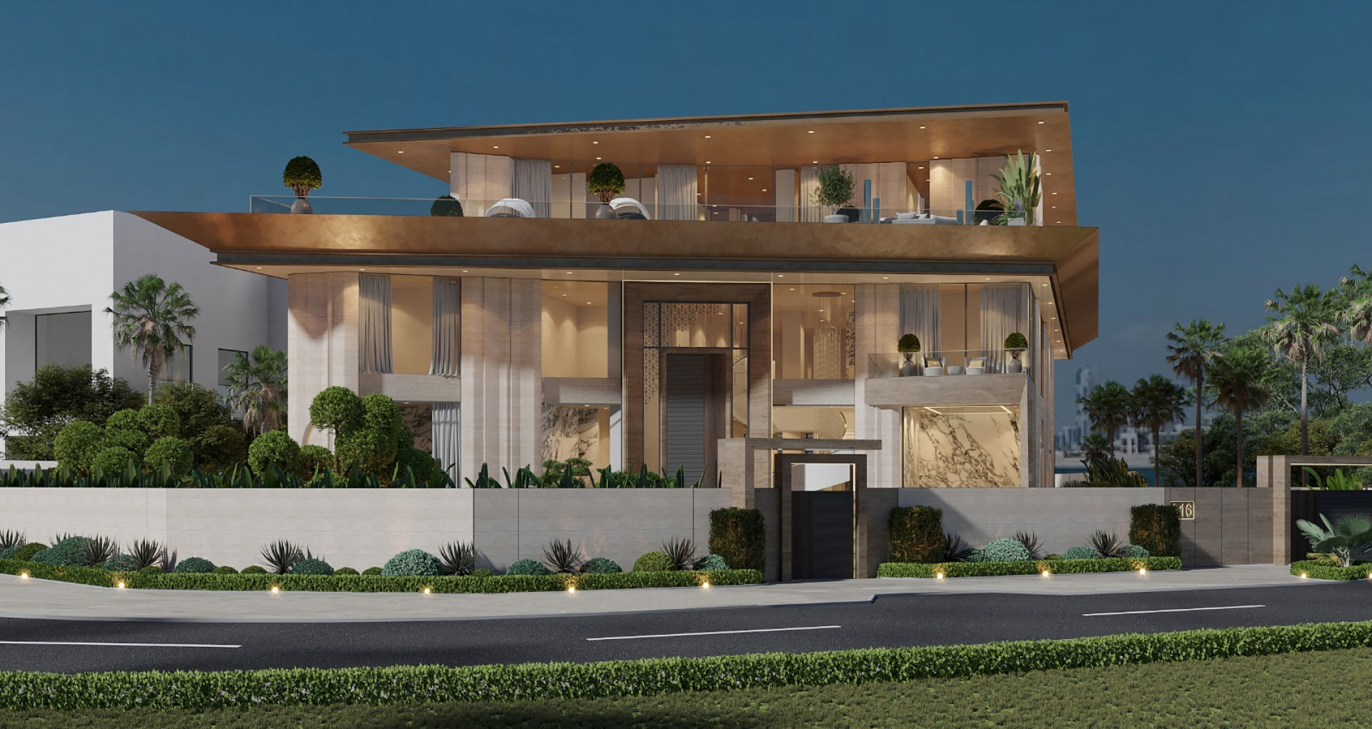 Полное исполнение строительно-ландшафтных работ для виллы BULGARI в Jumeirah Bay, Дубай