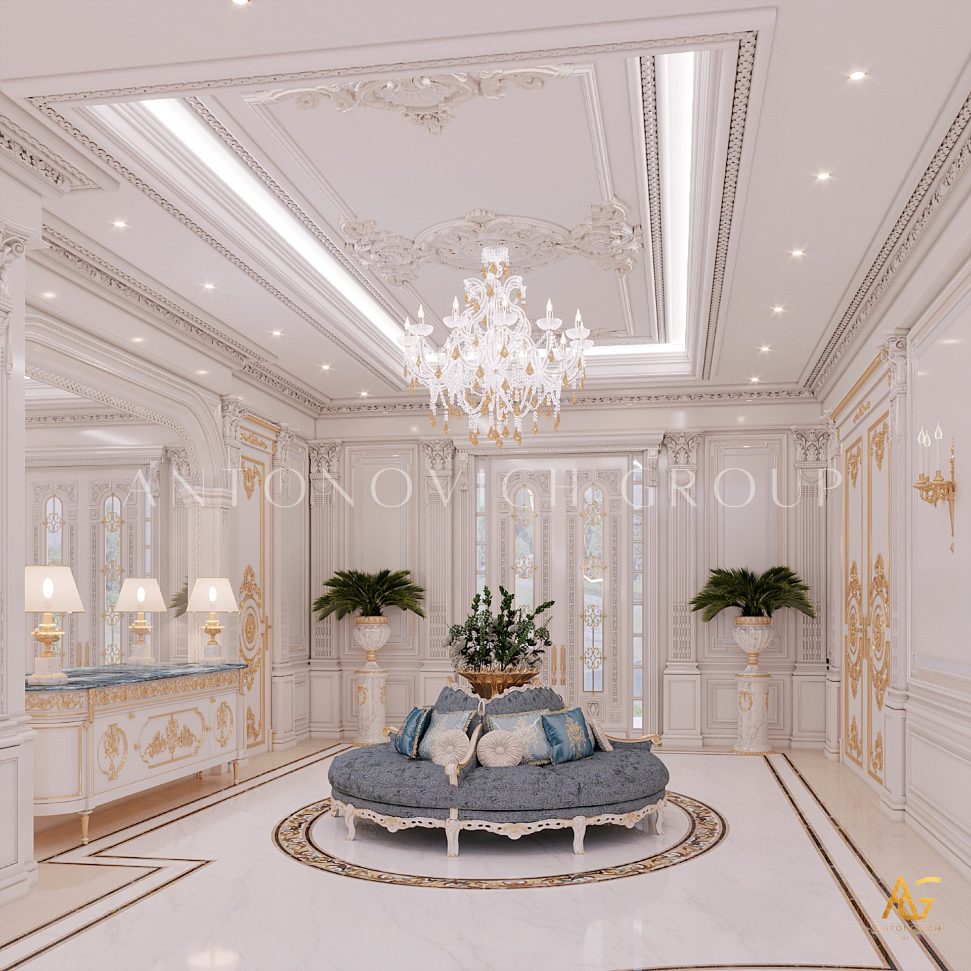 Royal Arabic Interior House Design Dubai