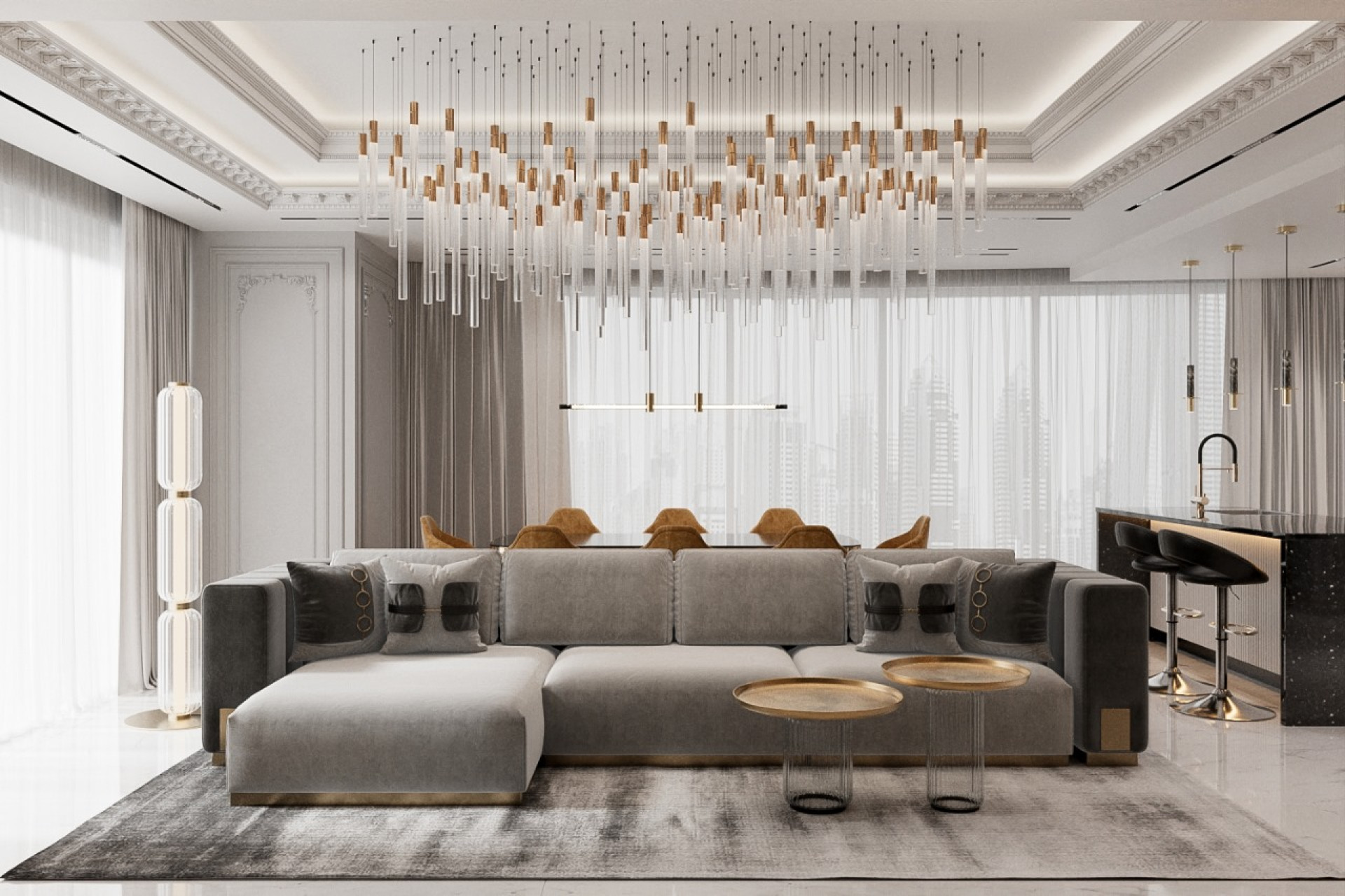 Grande Apartment Dubai Downtown: Modern Interior Innovation