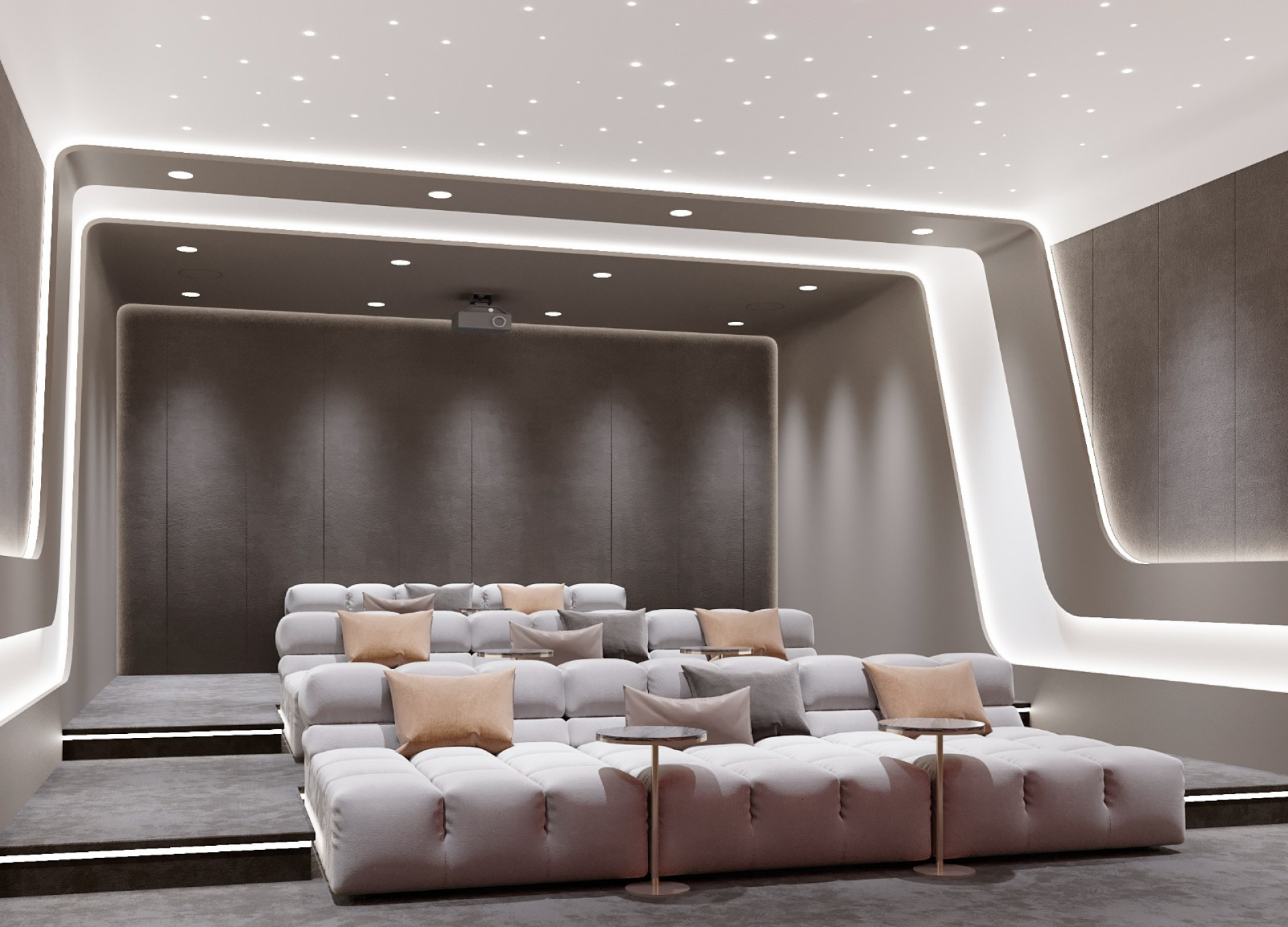Home Cinema Interior: Cutting-Edge Technology for a Cinematic Experience