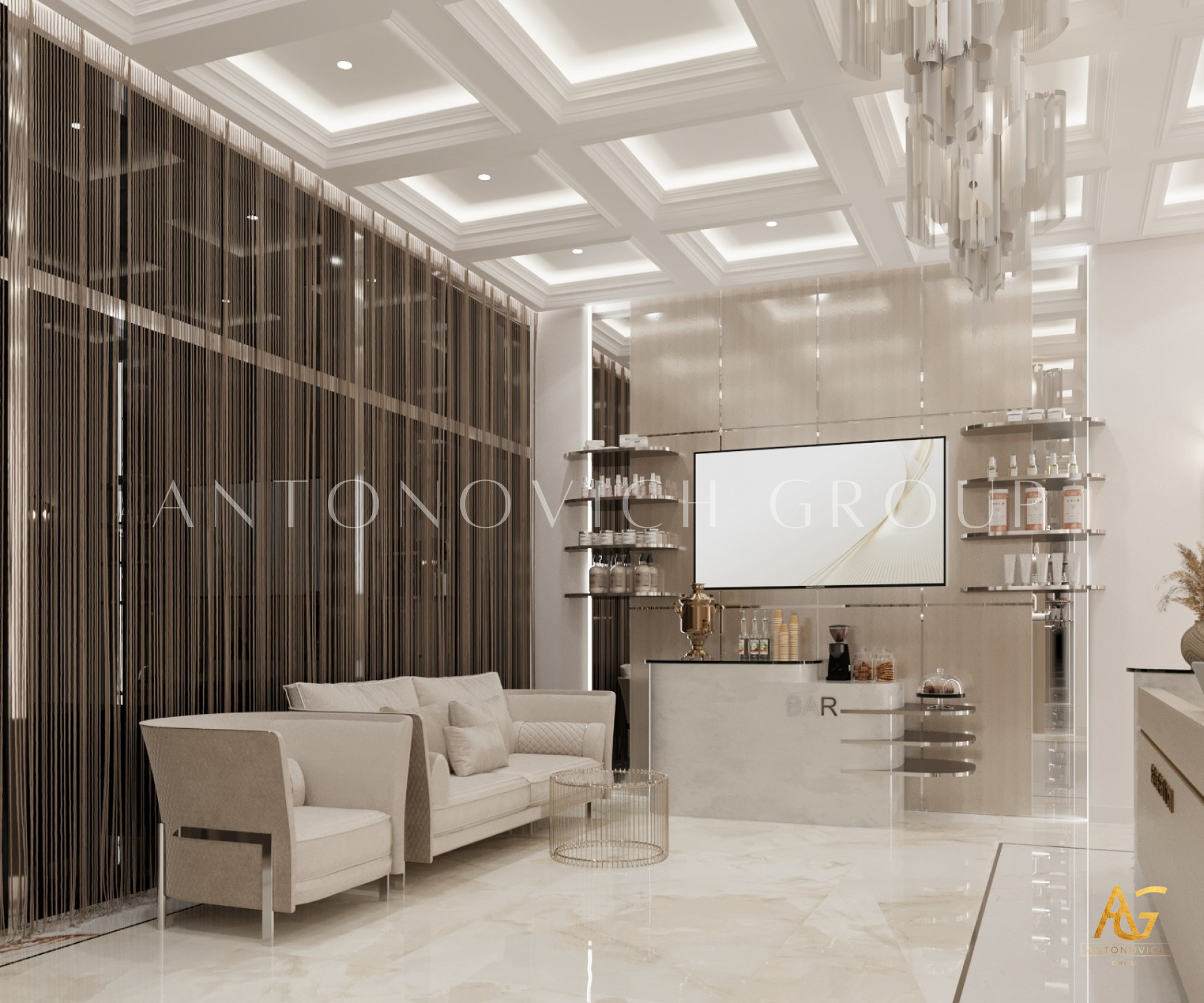 Modern Aesthetic Clinic Interior Design: Antonovich Group's Cutting ...