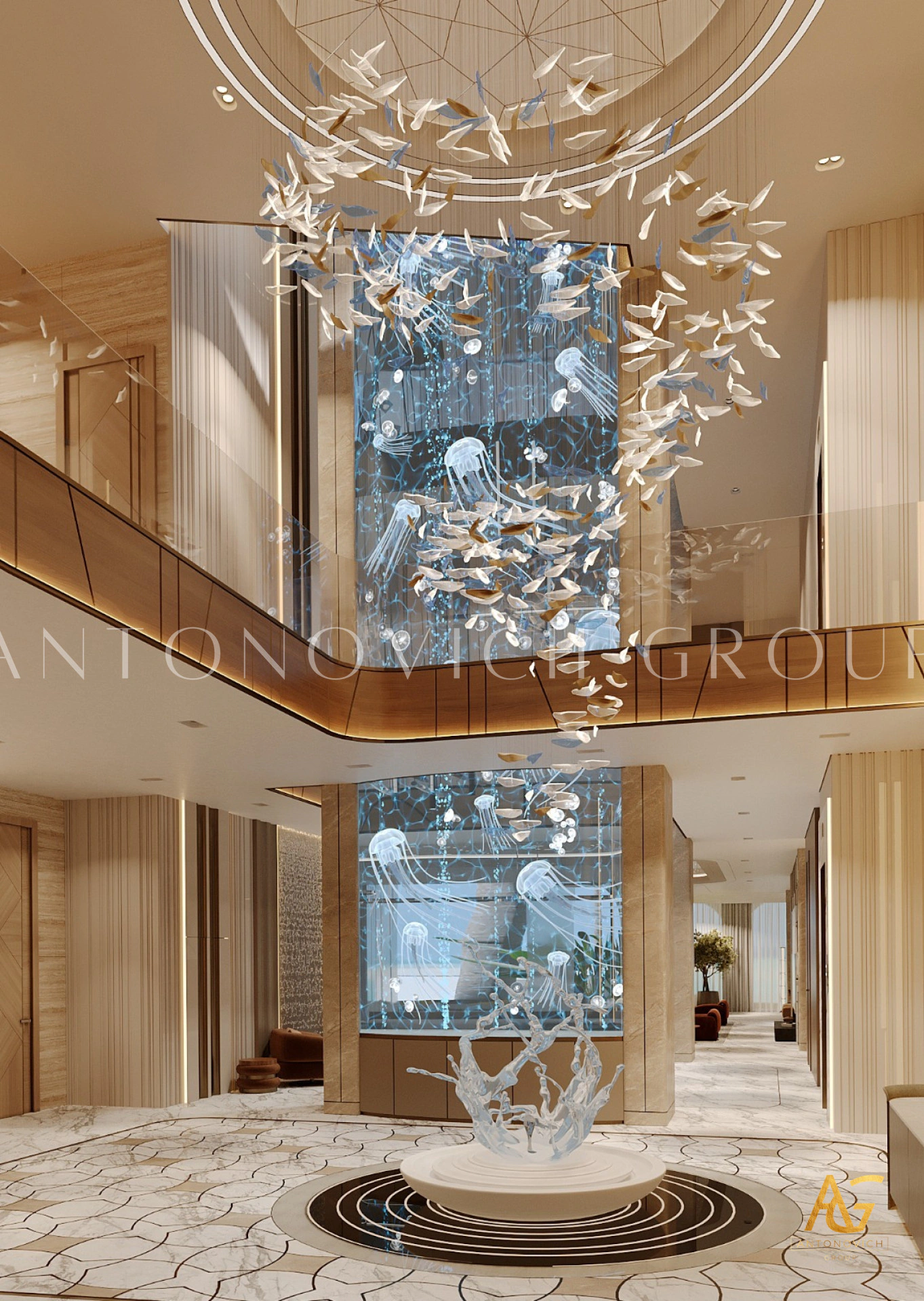 La Mer Island villa interior design and construction in Dubai