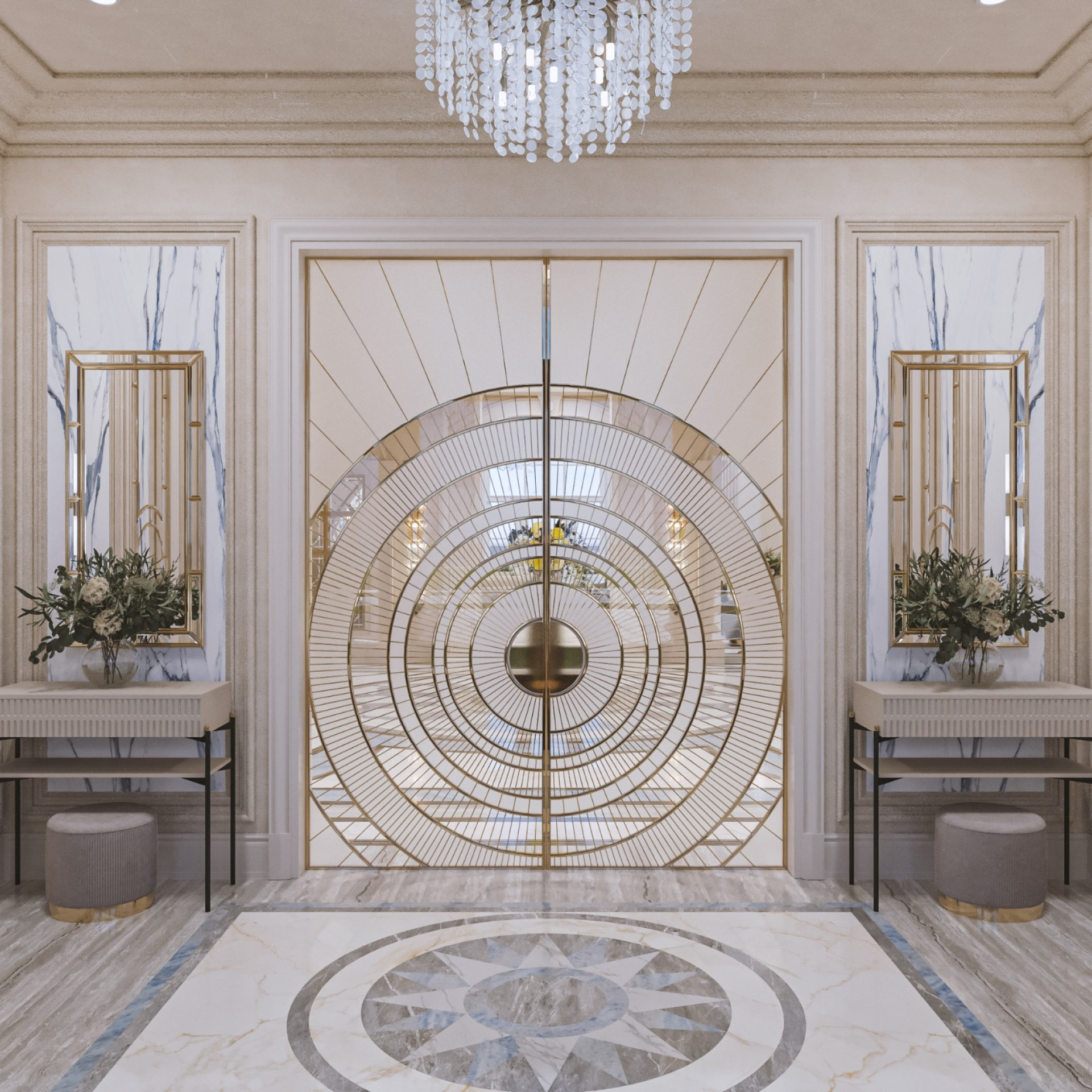 تصميم داخلي راقي لفيلا