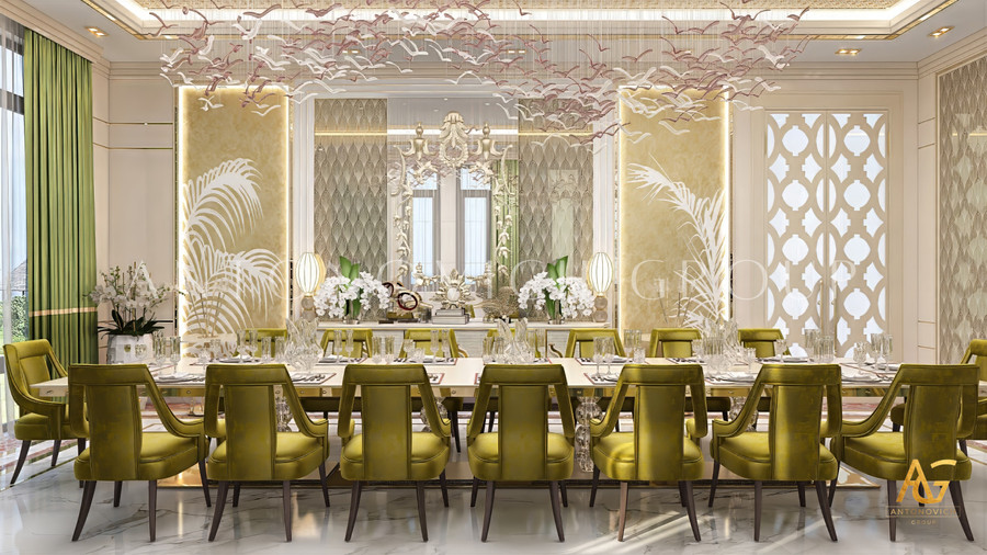 Big Villa dining interior