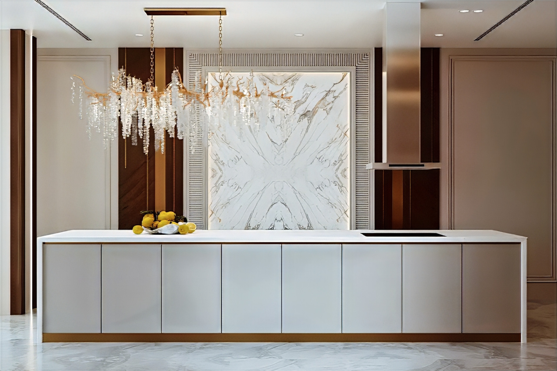 Comfortable family kitchen interior