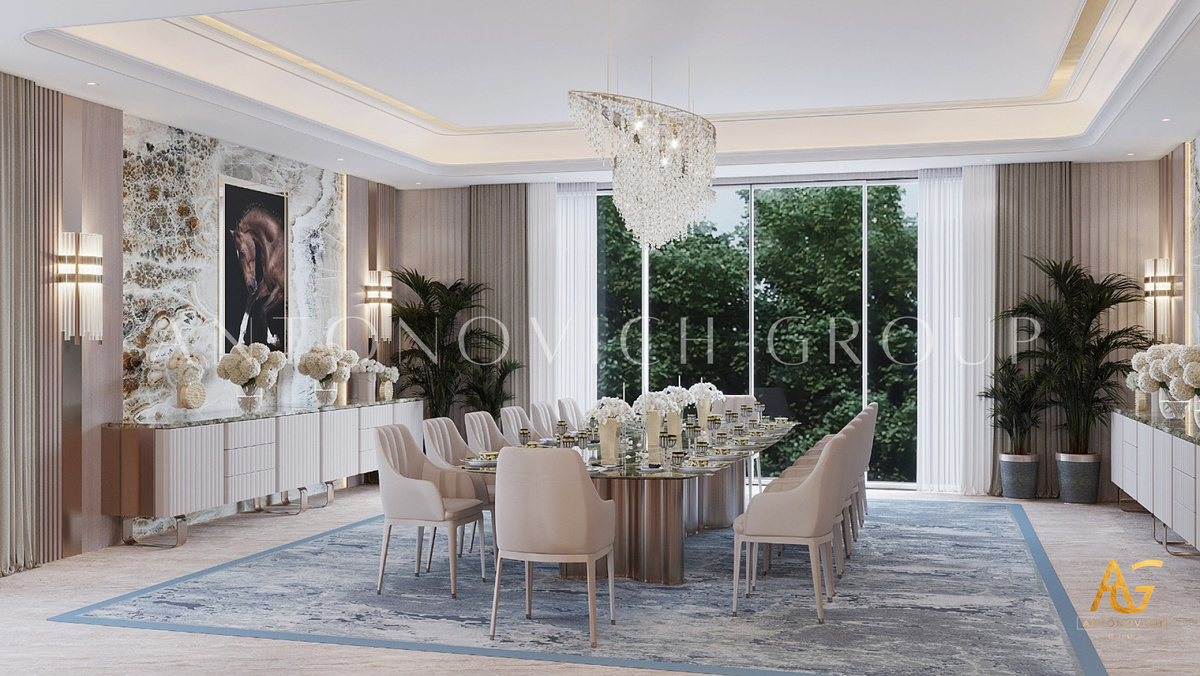 Interior Design Villa In Meydan Dubai