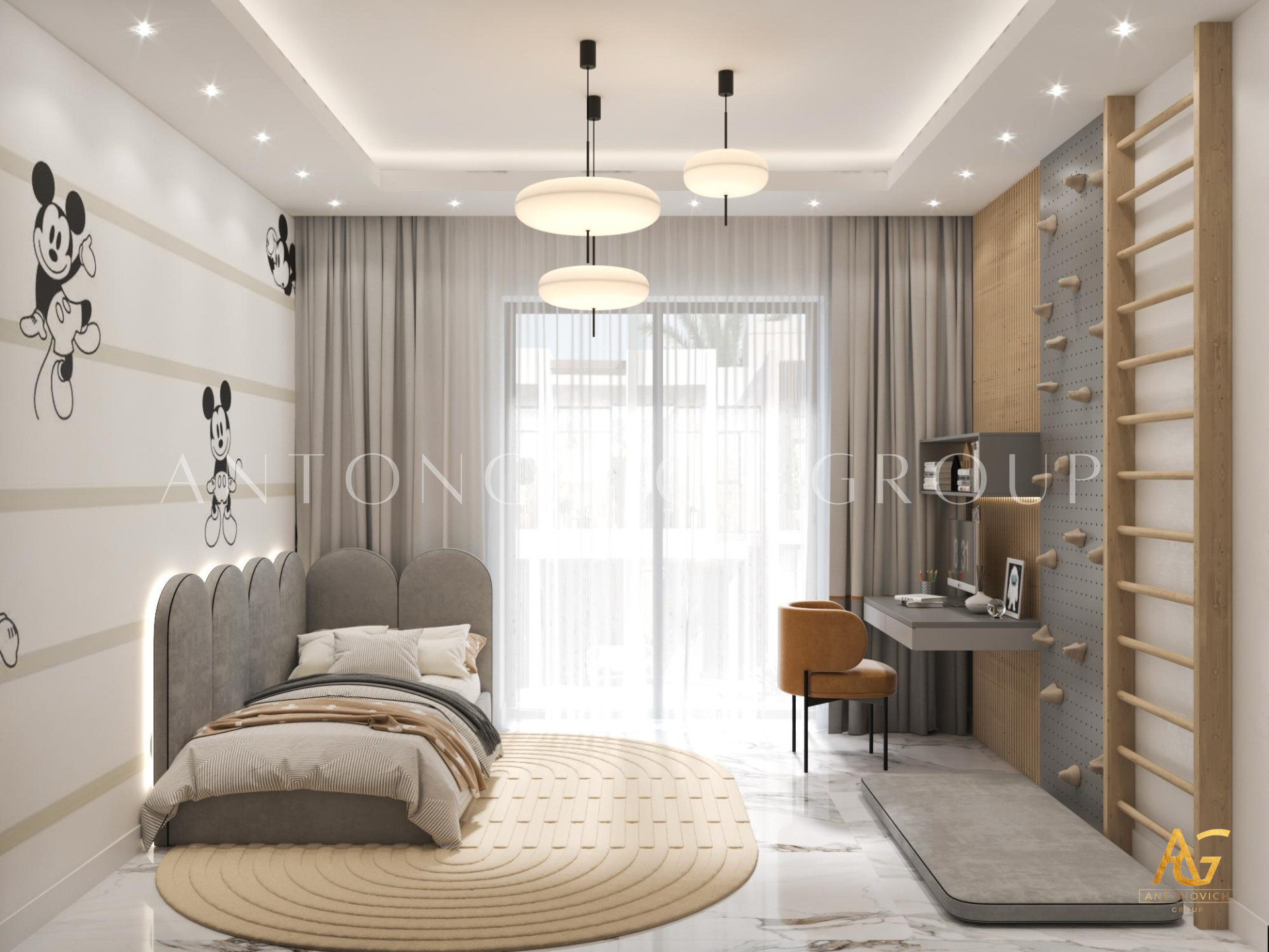 تصميم غرفة الاطفال