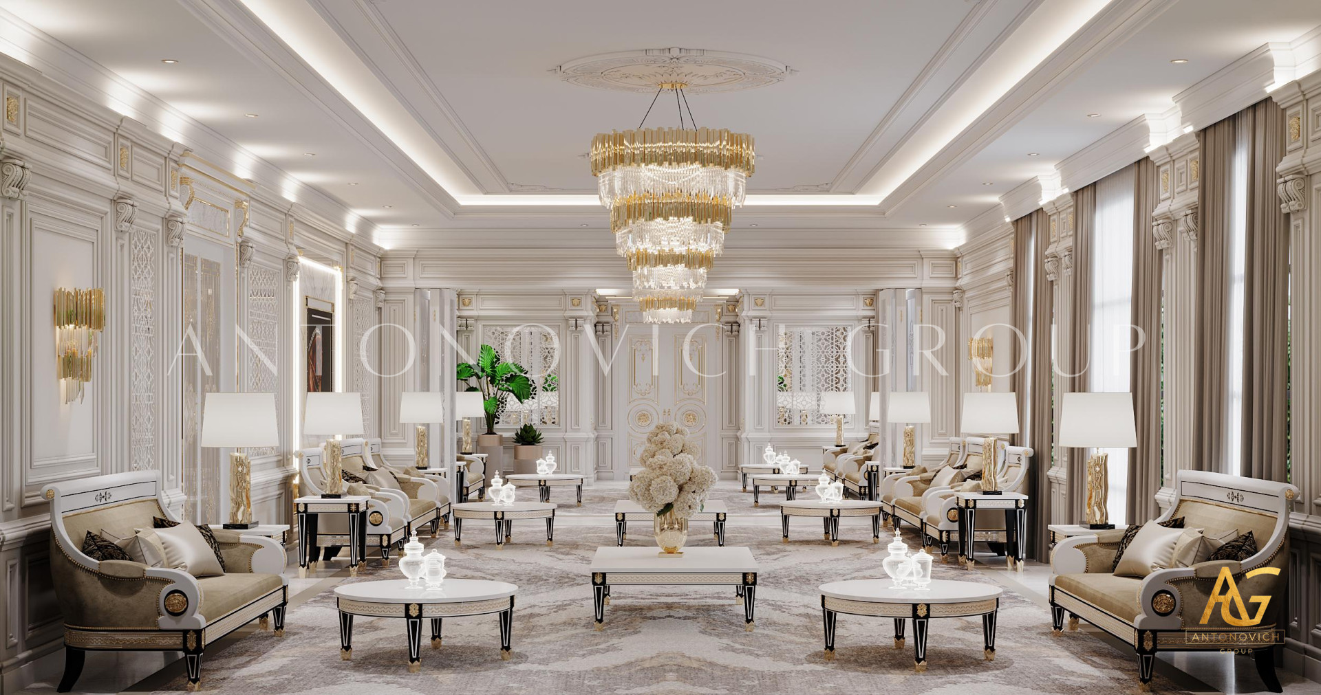 excluive interior design Majlis in Al Ain