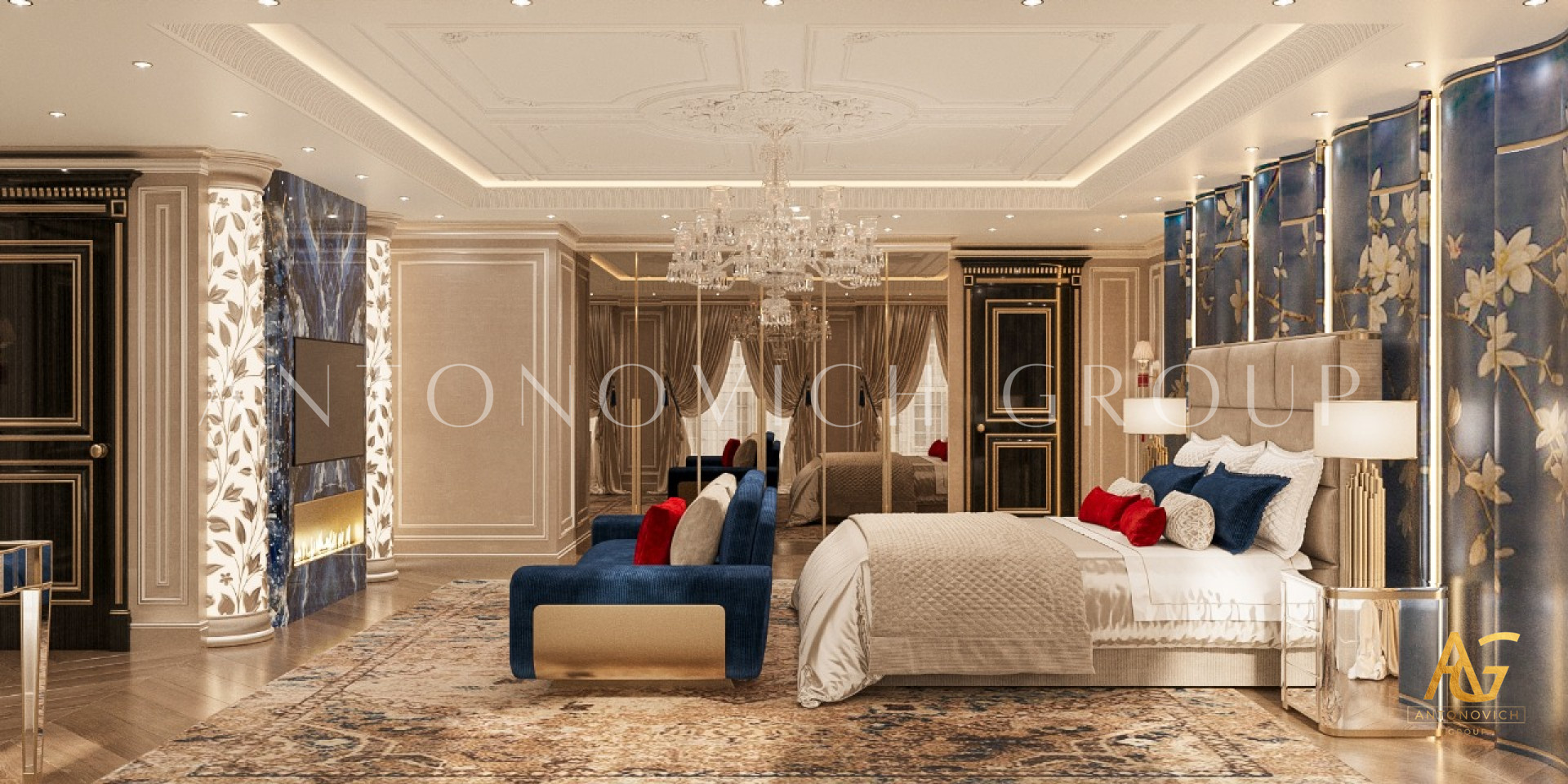 Masterbedroom interior design UAE