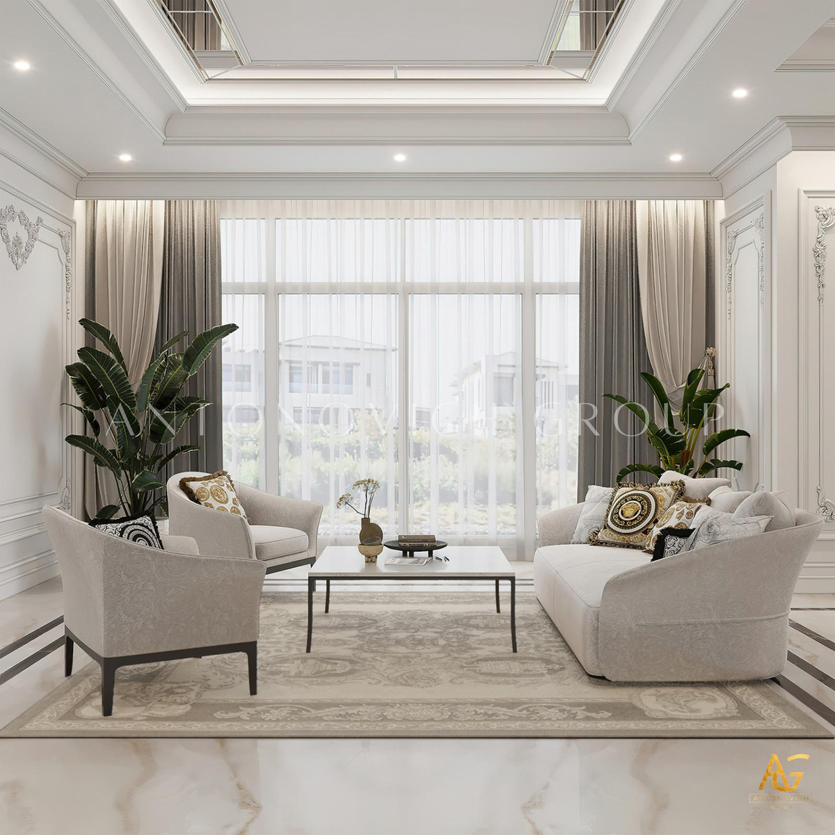 Interior design UAE Living room