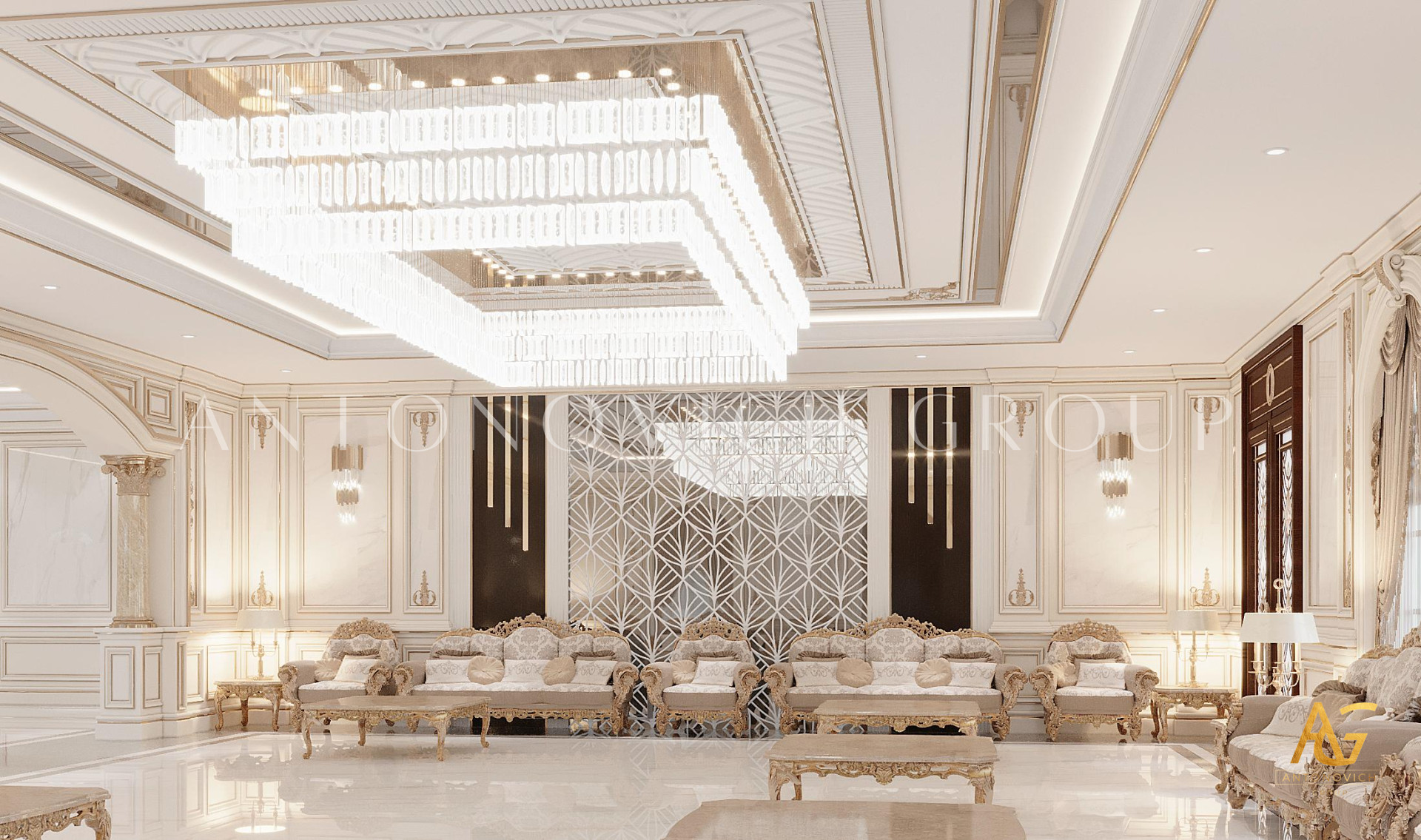 تصميم مدخل فاخر