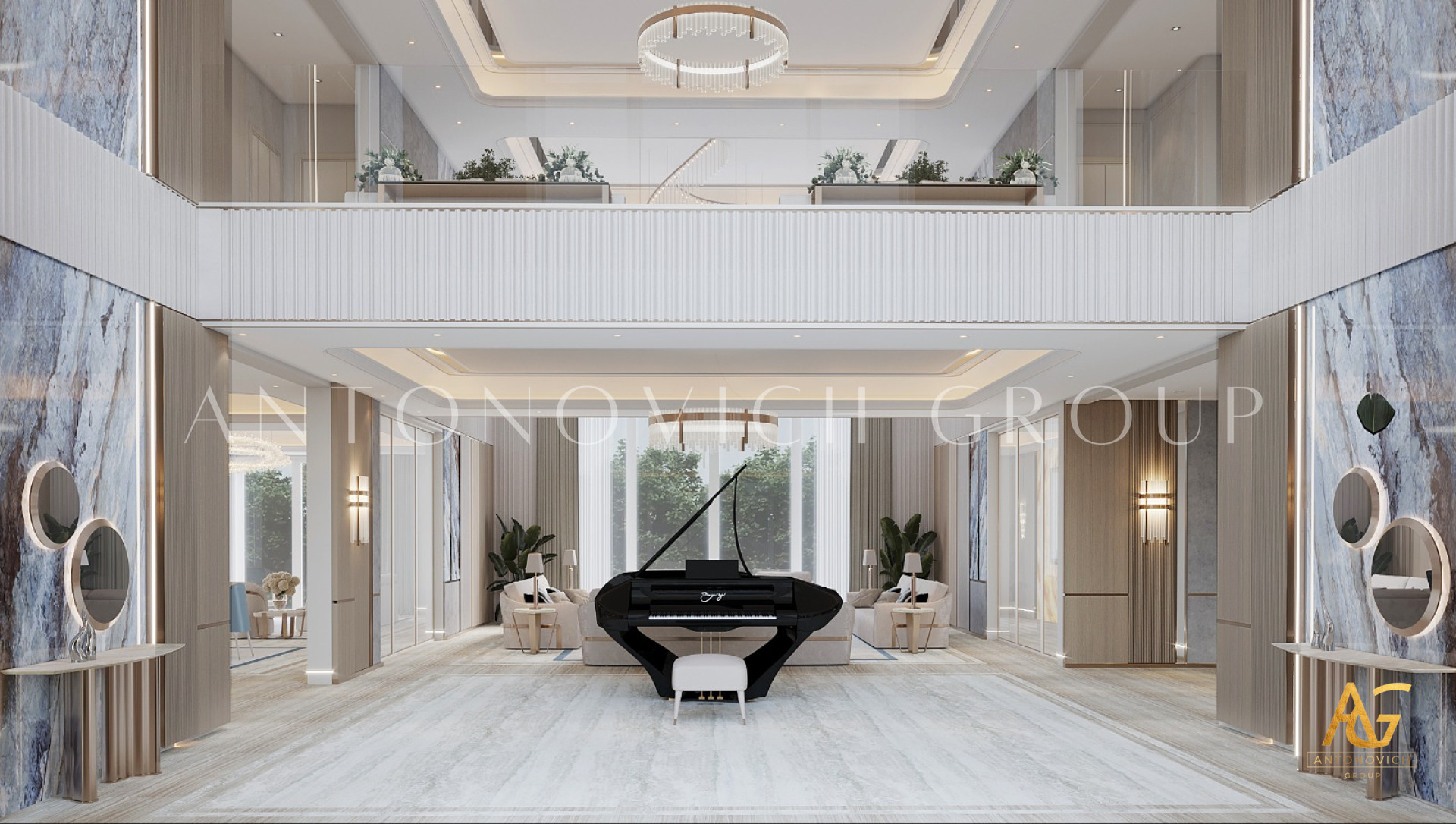 Interior Design Villa In Meydan Dubai