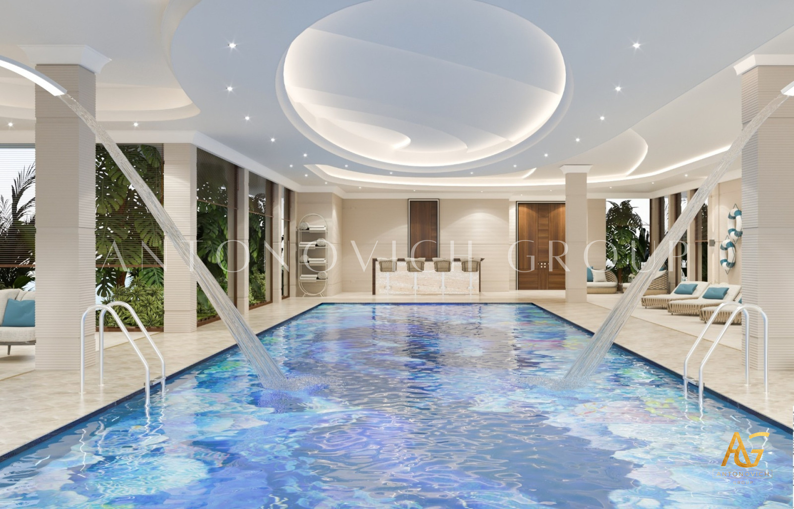 Pool Interior Art Deco