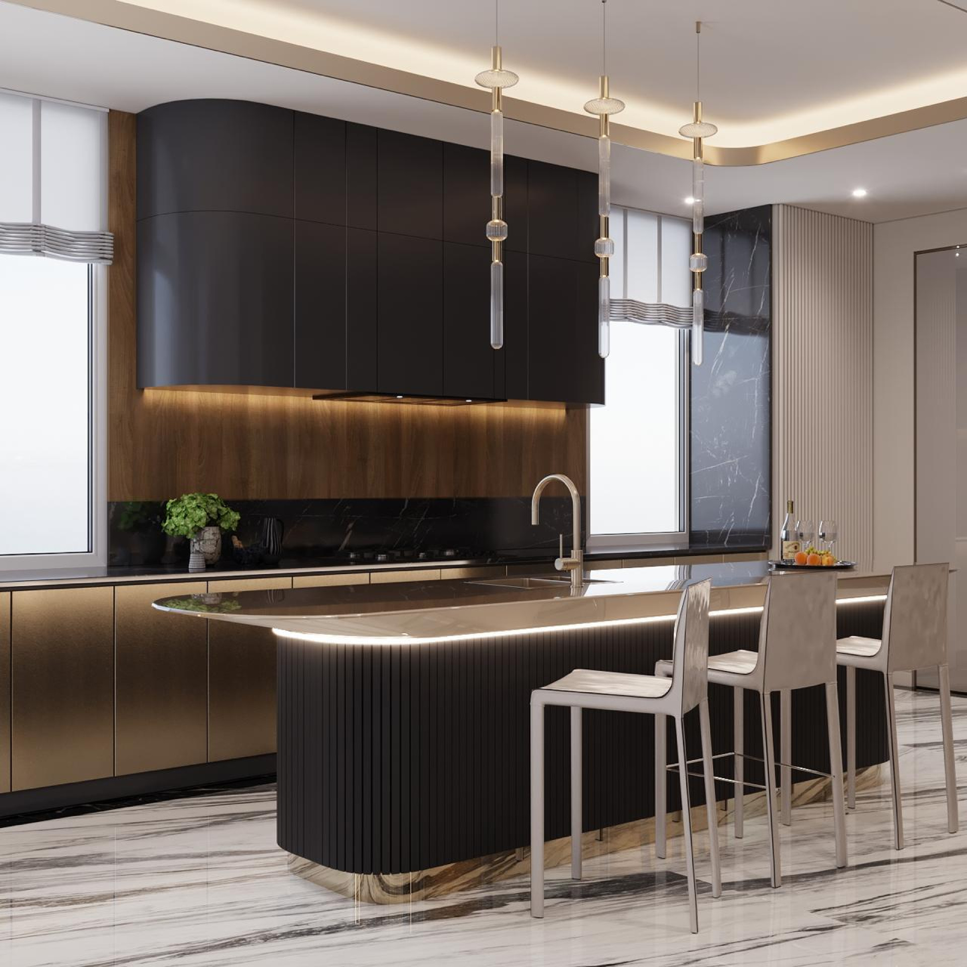 تصميم للمطابخ منزل