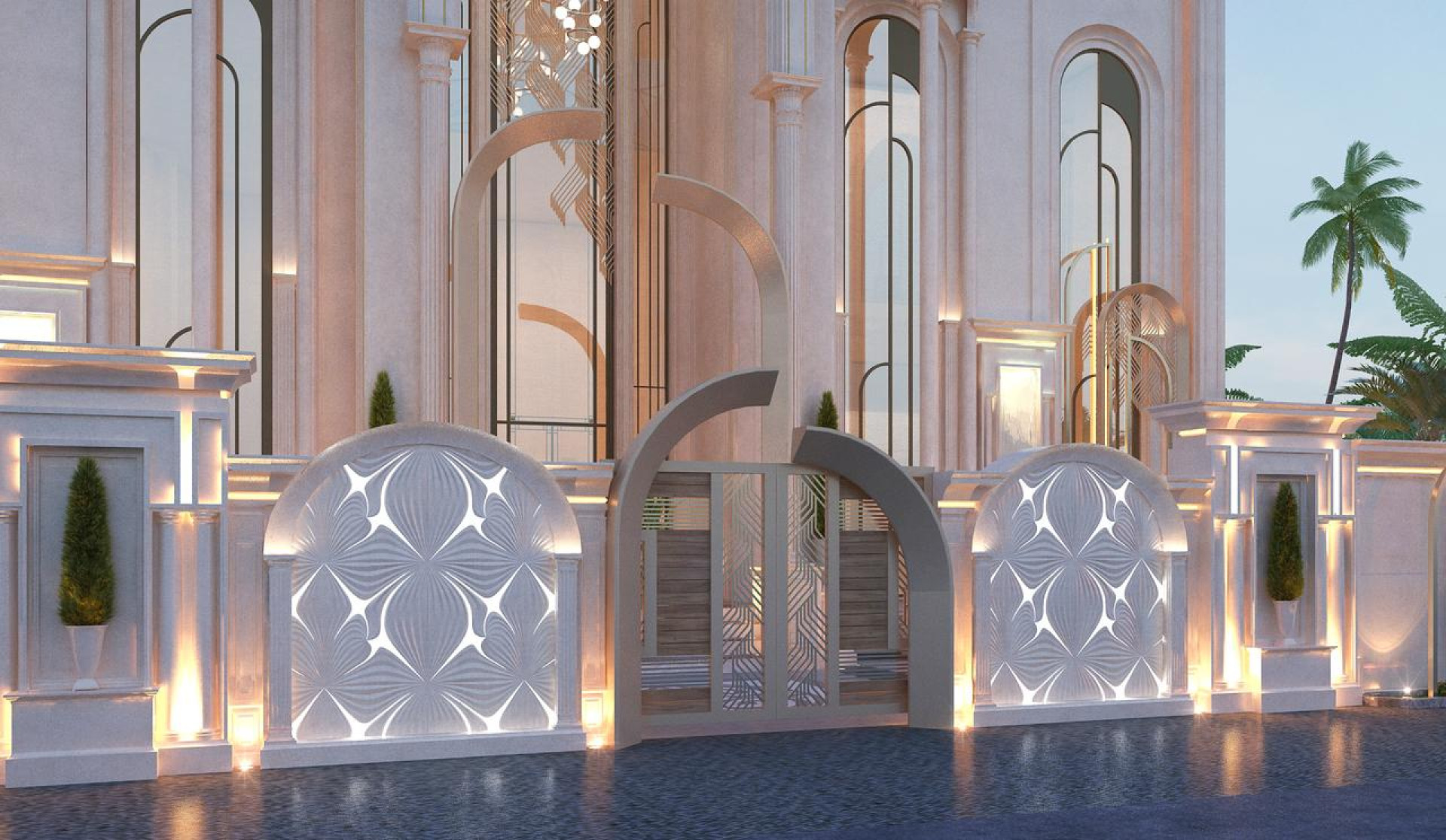 Exteriors design Arabic Villa
