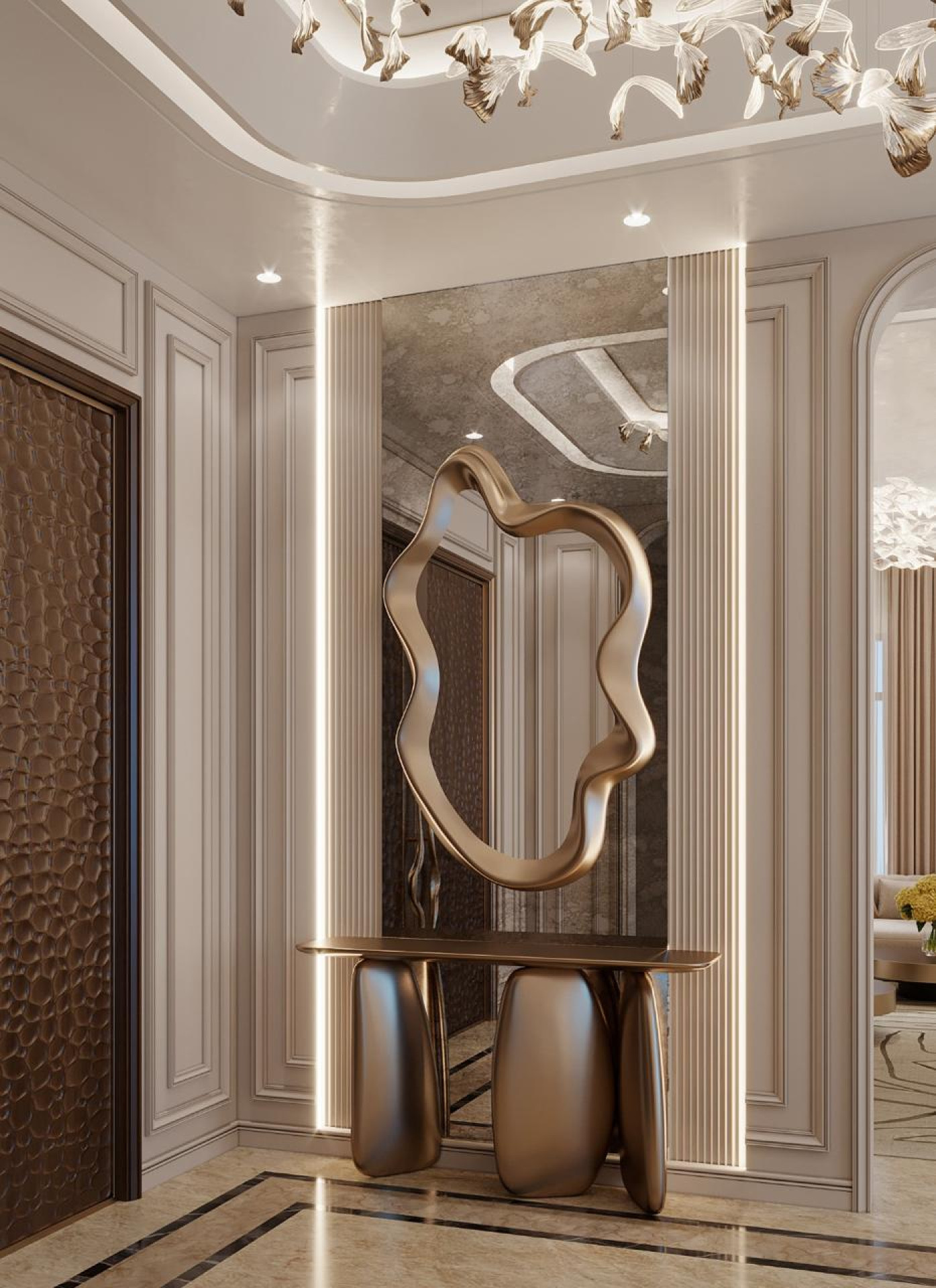Gorgeous Entrance Design For Villa In The USA