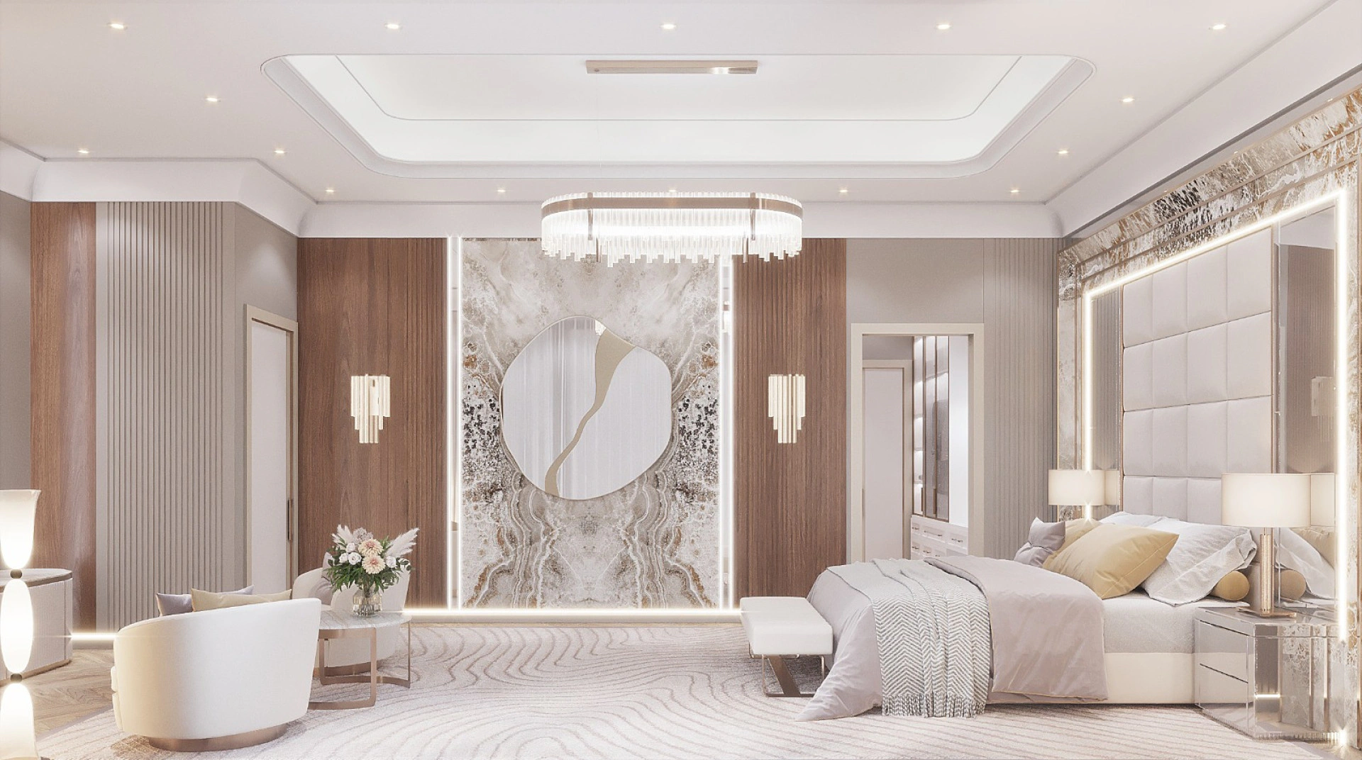 Luxury villa interior design in Meydan, Dubai