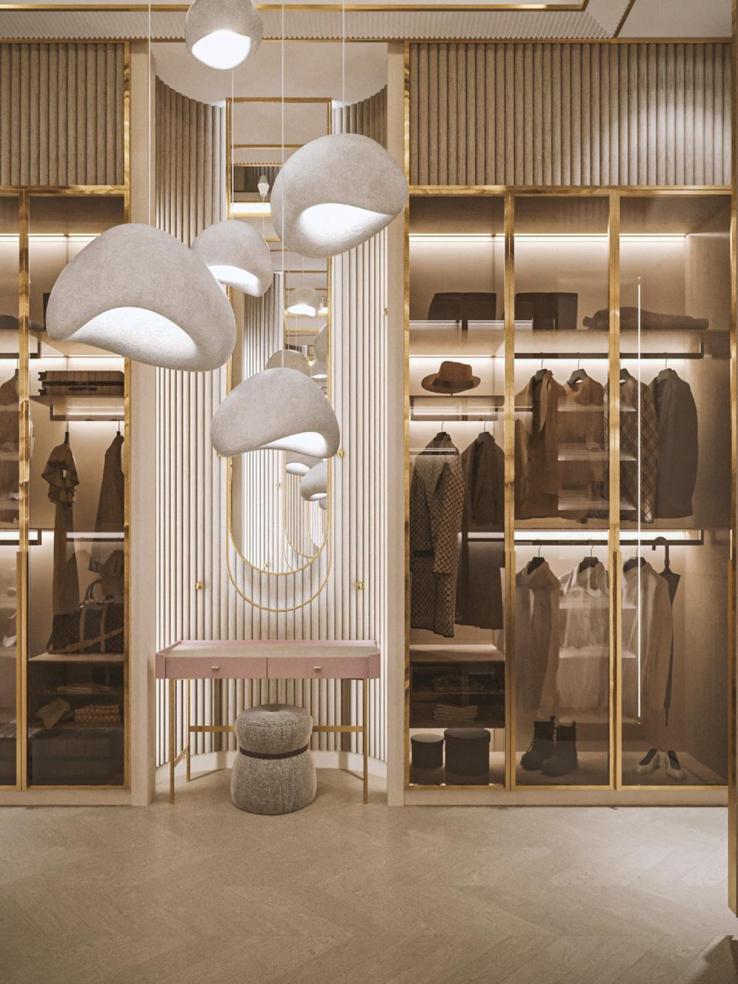 Dressing Rooms for Royal Style Villa