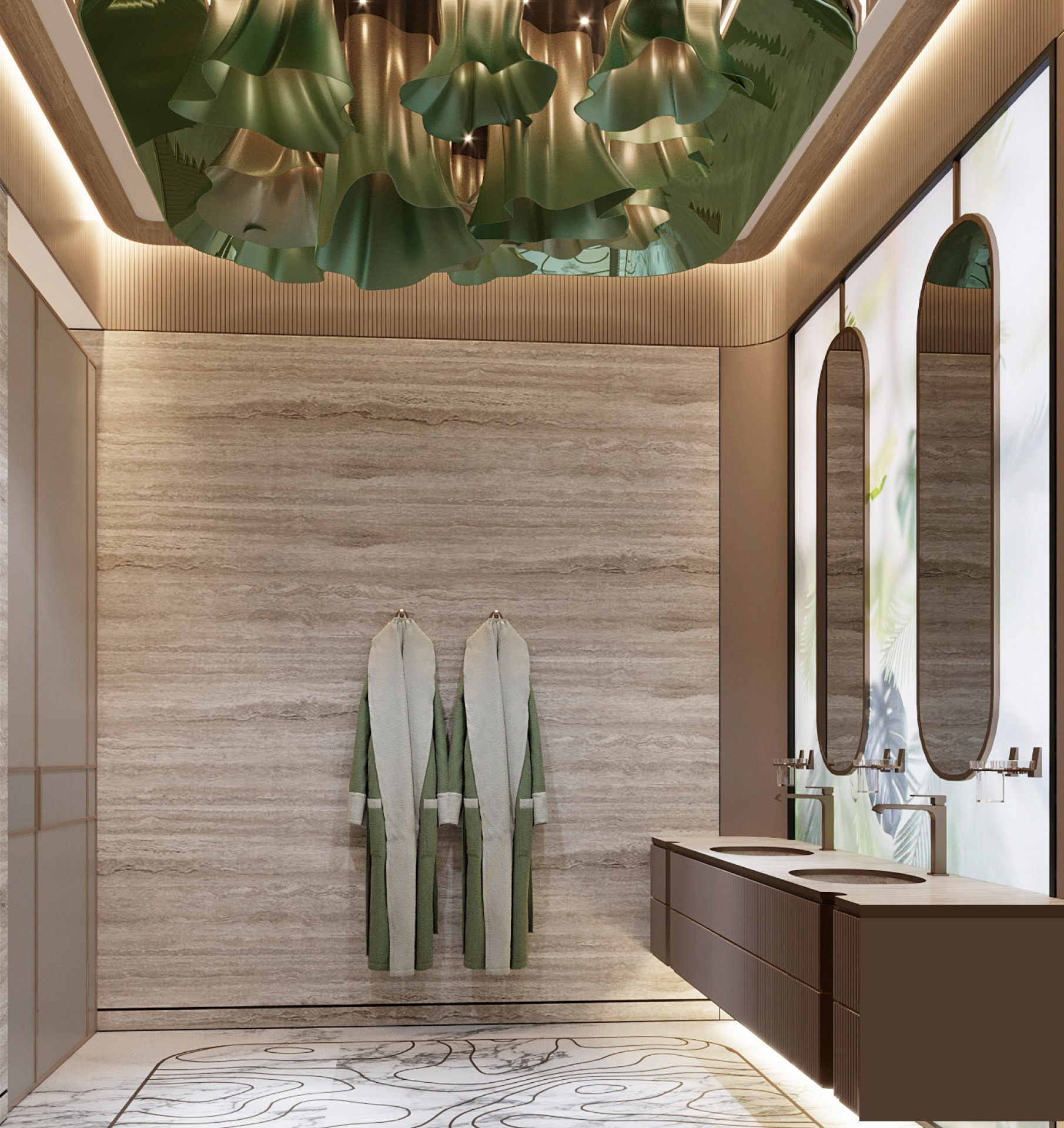 افكار تصميم الحمام