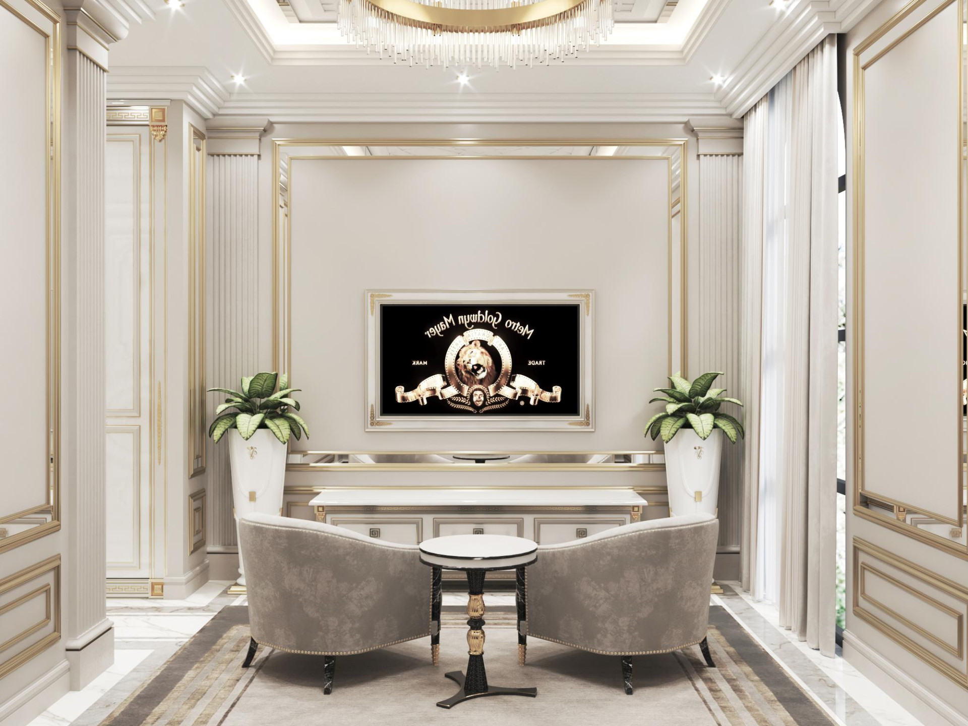 فكرة تصميم لغرفة النوم الرئيسية