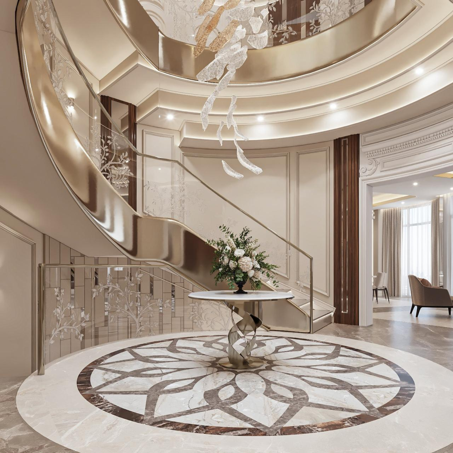 Classical hall Design