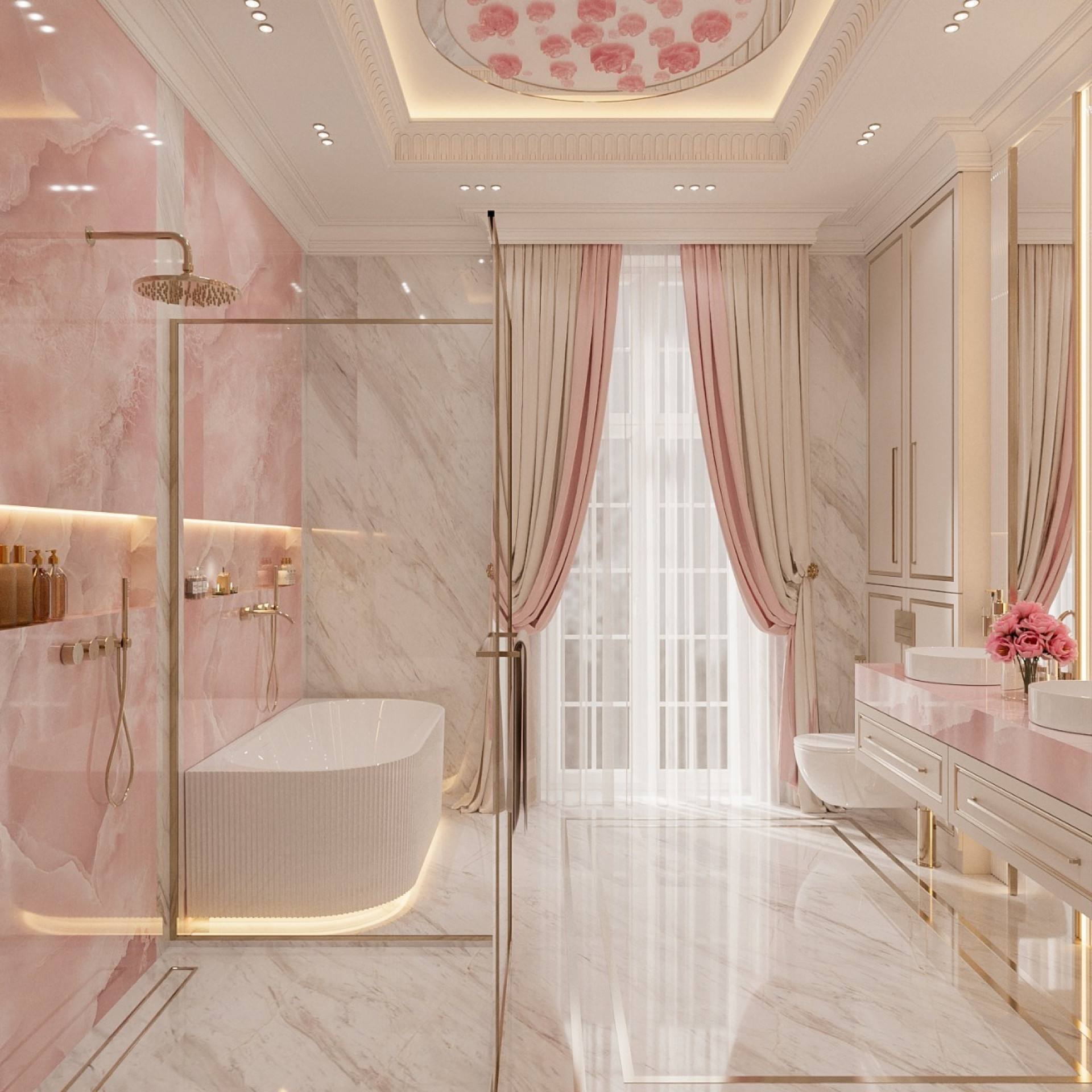 Lovely bathroom interior