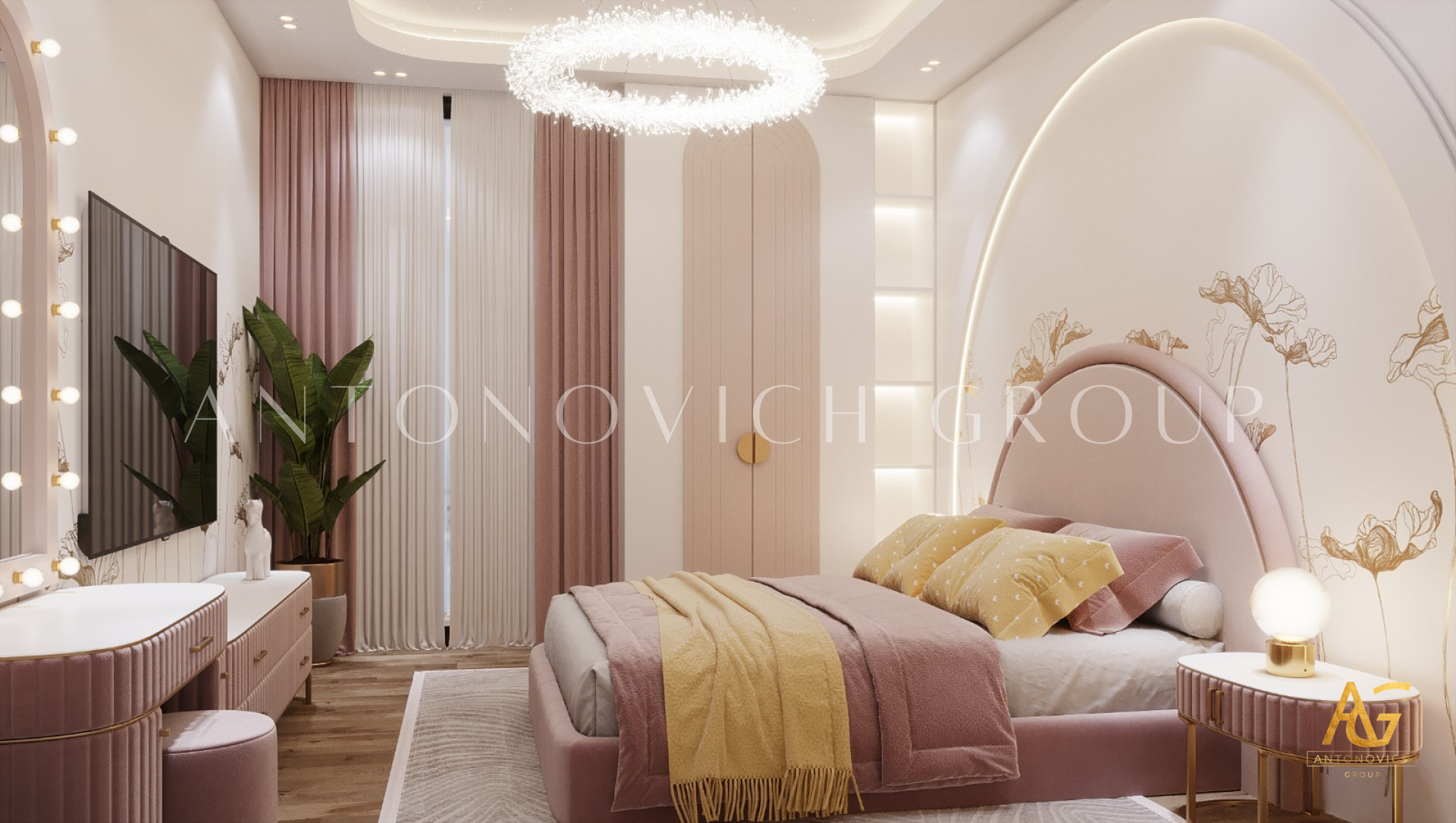 Bedroom for lady