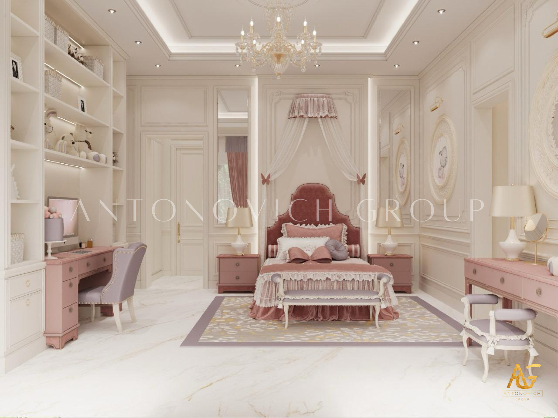 الأميرة تصميم غرفة